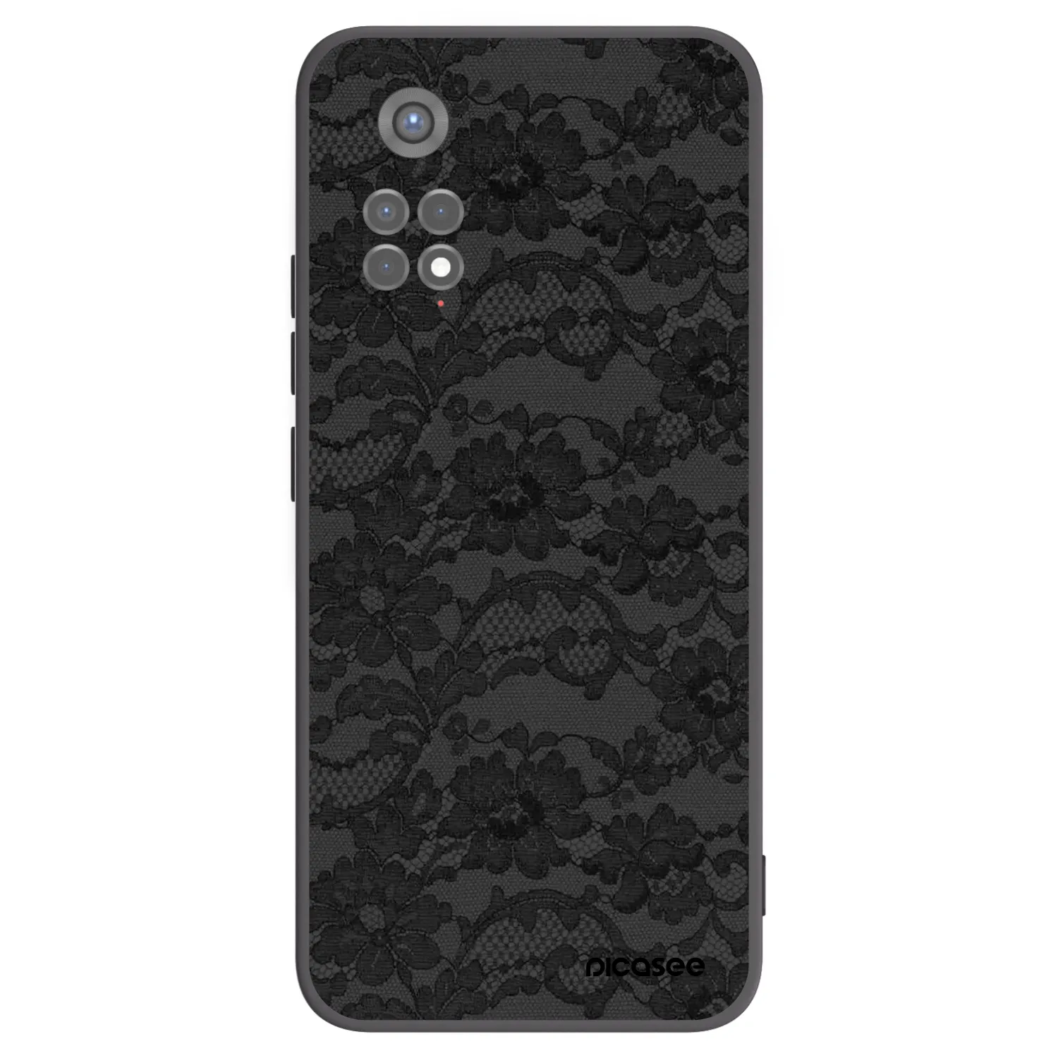 Picasee silikonski črni ovitek za Xiaomi Redmi Note 11S 5G - Dark Elegance
