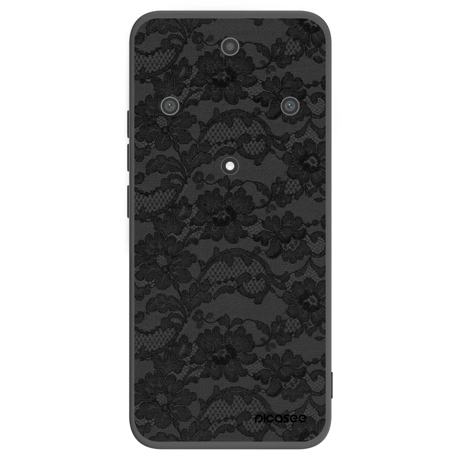 Picasee silikonski črni ovitek za Honor Magic5 Lite 5G - Dark Elegance