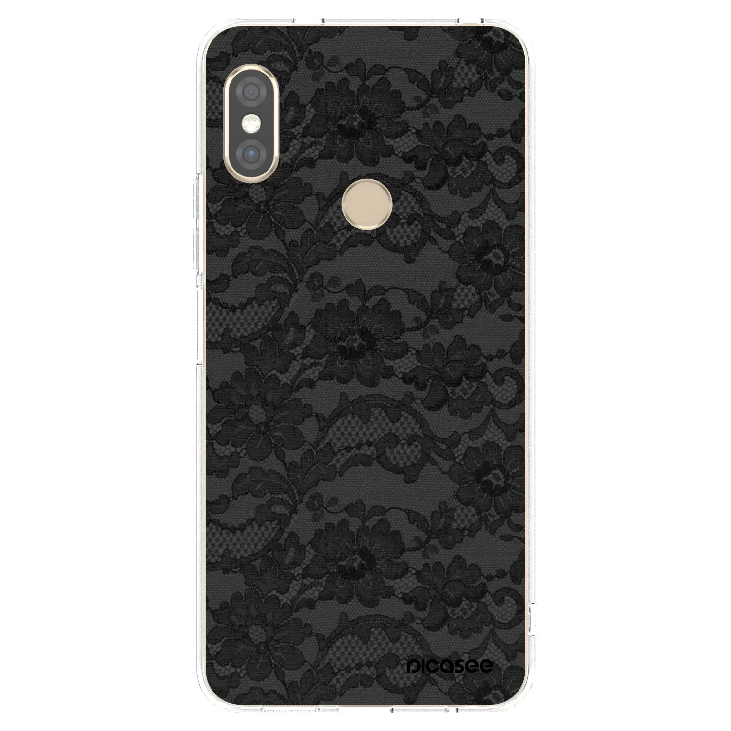 Picasee silikonski prozorni ovitek za Xiaomi Redmi Note 5 Global - Dark Elegance