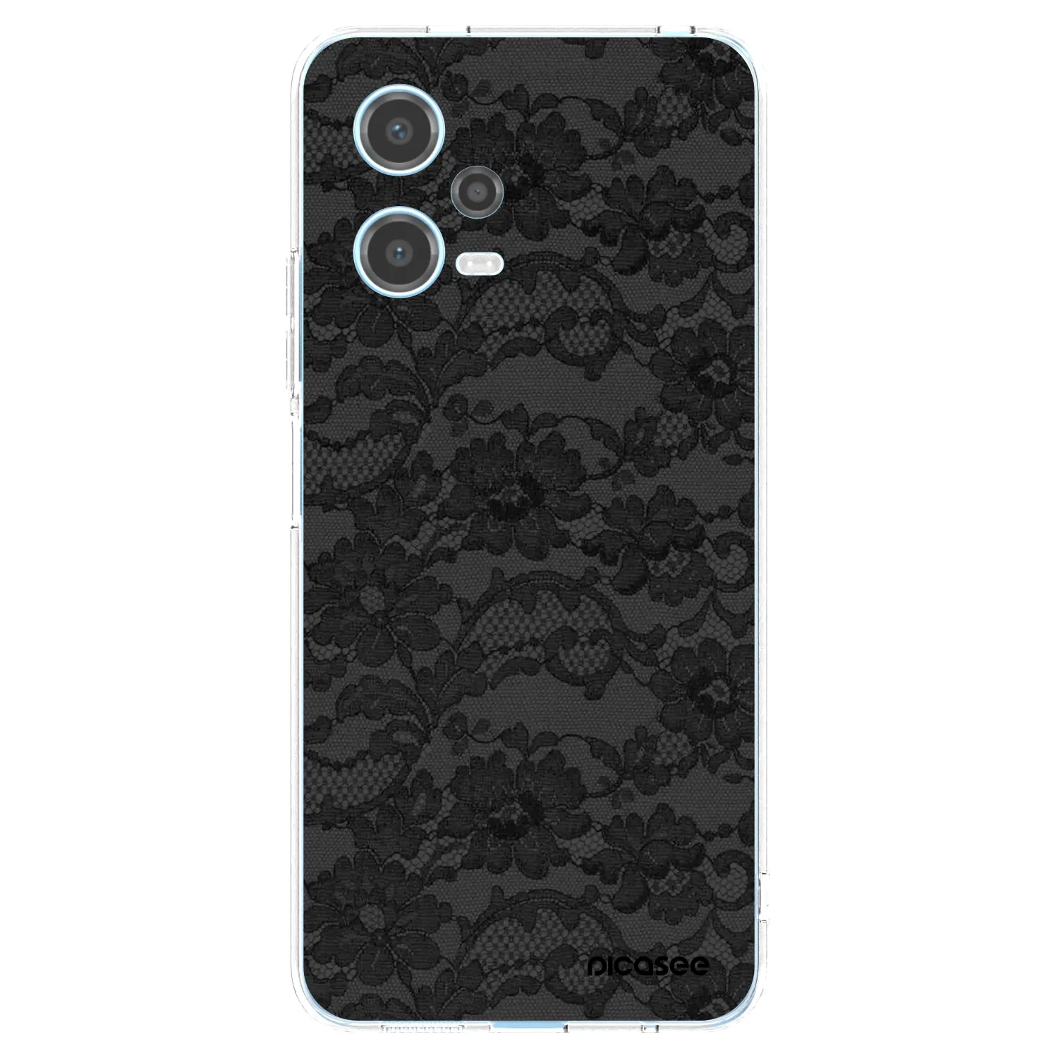 Picasee silikonski prozorni ovitek za Xiaomi Redmi Note 12 5G - Dark Elegance