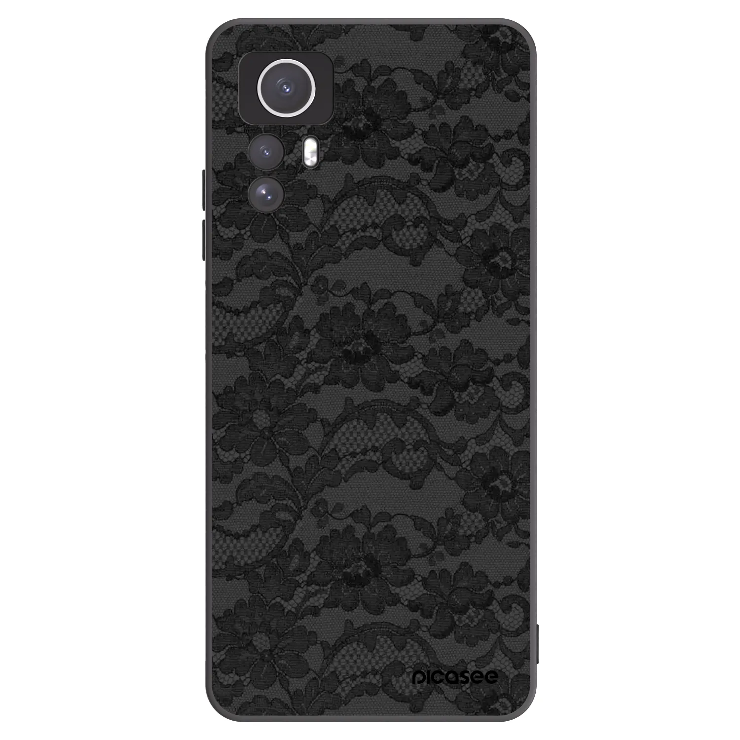 Picasee silikonski črni ovitek za Xiaomi Redmi Note 12S - Dark Elegance