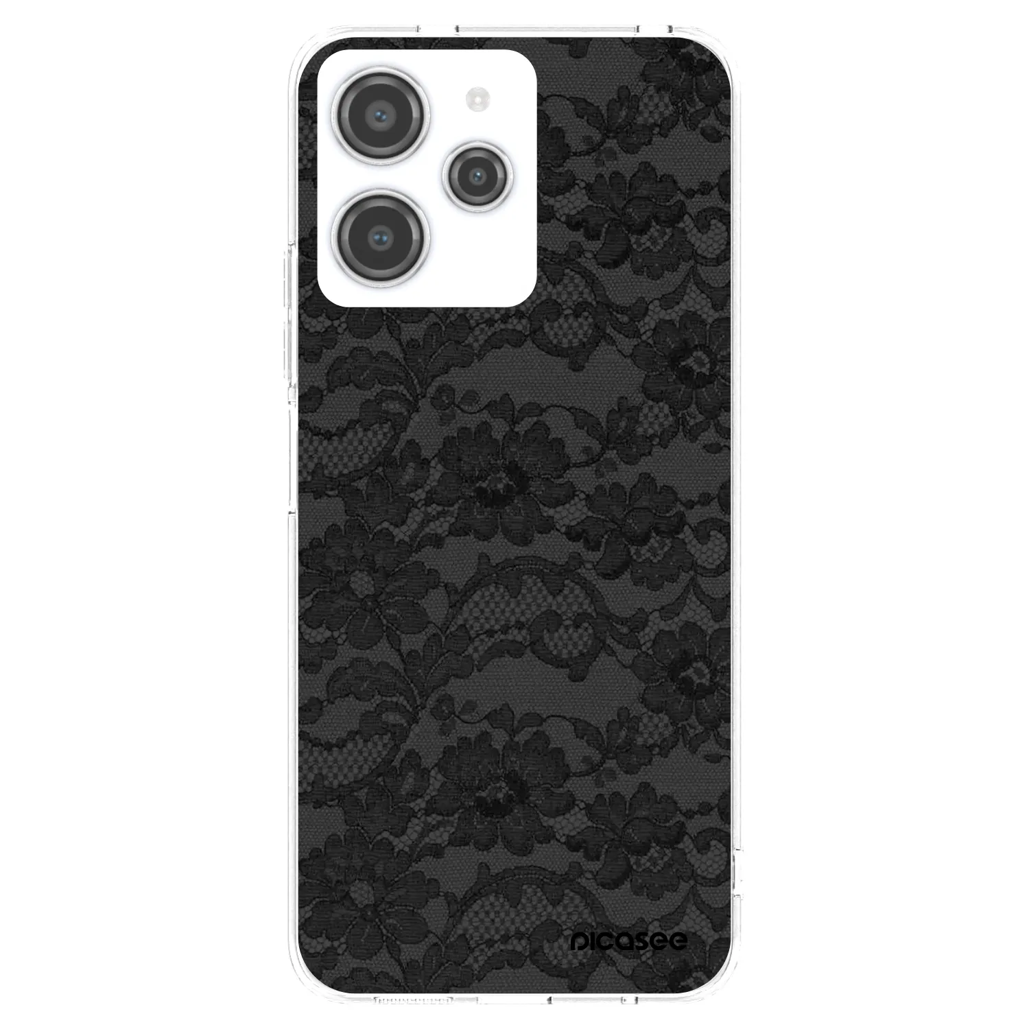 Picasee silikonski prozorni ovitek za Xiaomi Redmi 12 4G - Dark Elegance