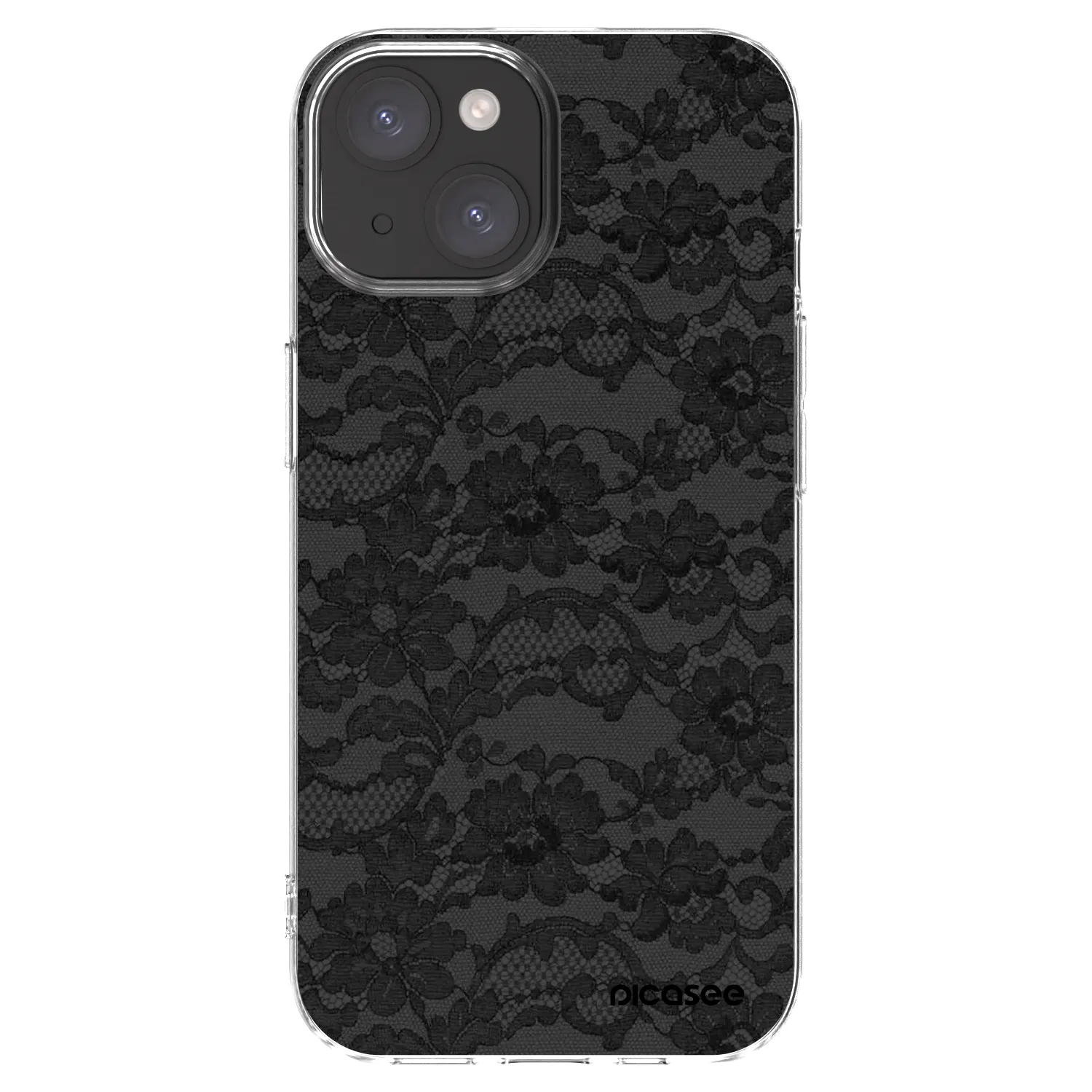Picasee silikonski prozorni ovitek za Apple iPhone 15 - Dark Elegance