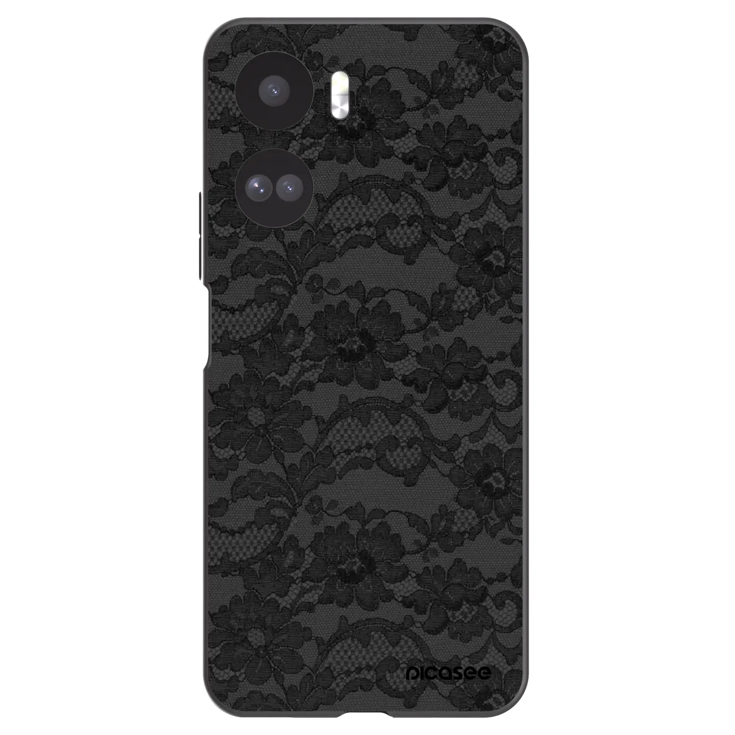 Picasee silikonski črni ovitek za Honor 90 Lite 5G - Dark Elegance