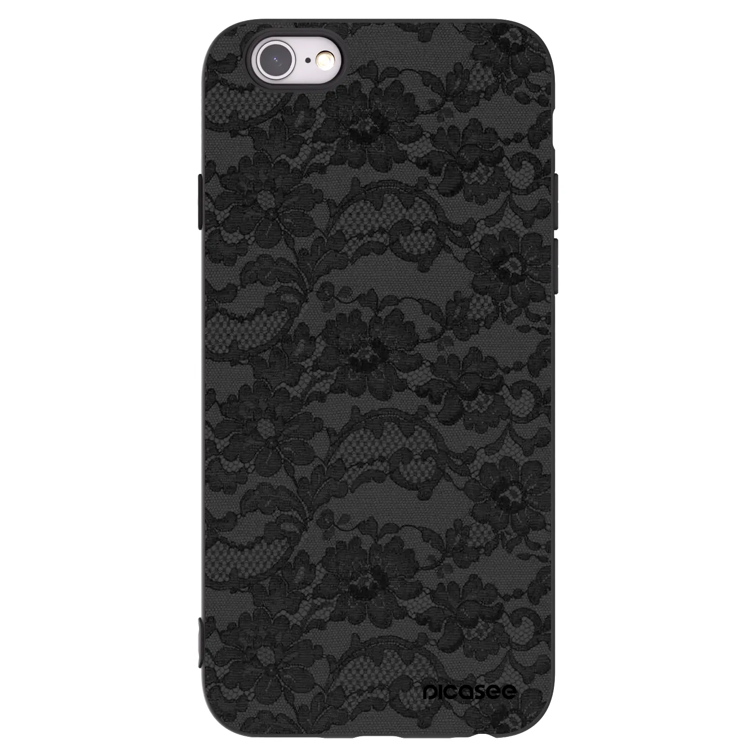 Picasee silikonski črni ovitek za Apple iPhone 6/6S - Dark Elegance