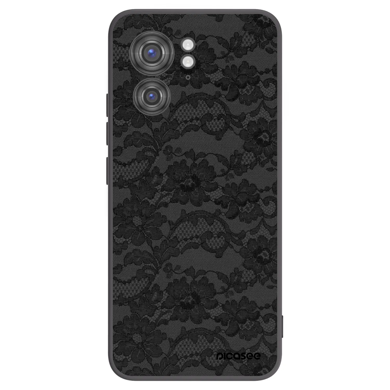 Picasee silikonski črni ovitek za Motorola Edge 40 - Dark Elegance