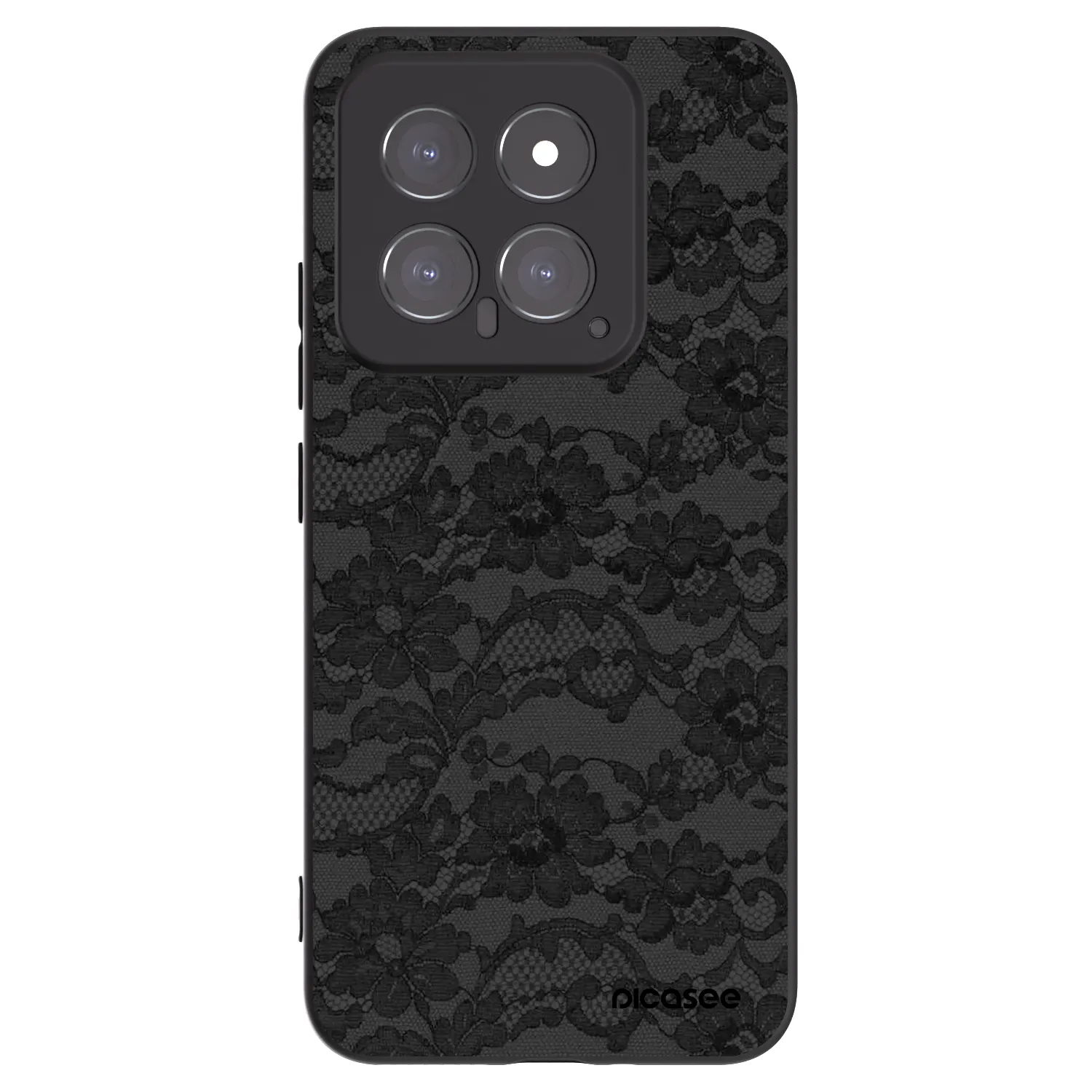 Picasee silikonski črni ovitek za Xiaomi 14 - Dark Elegance
