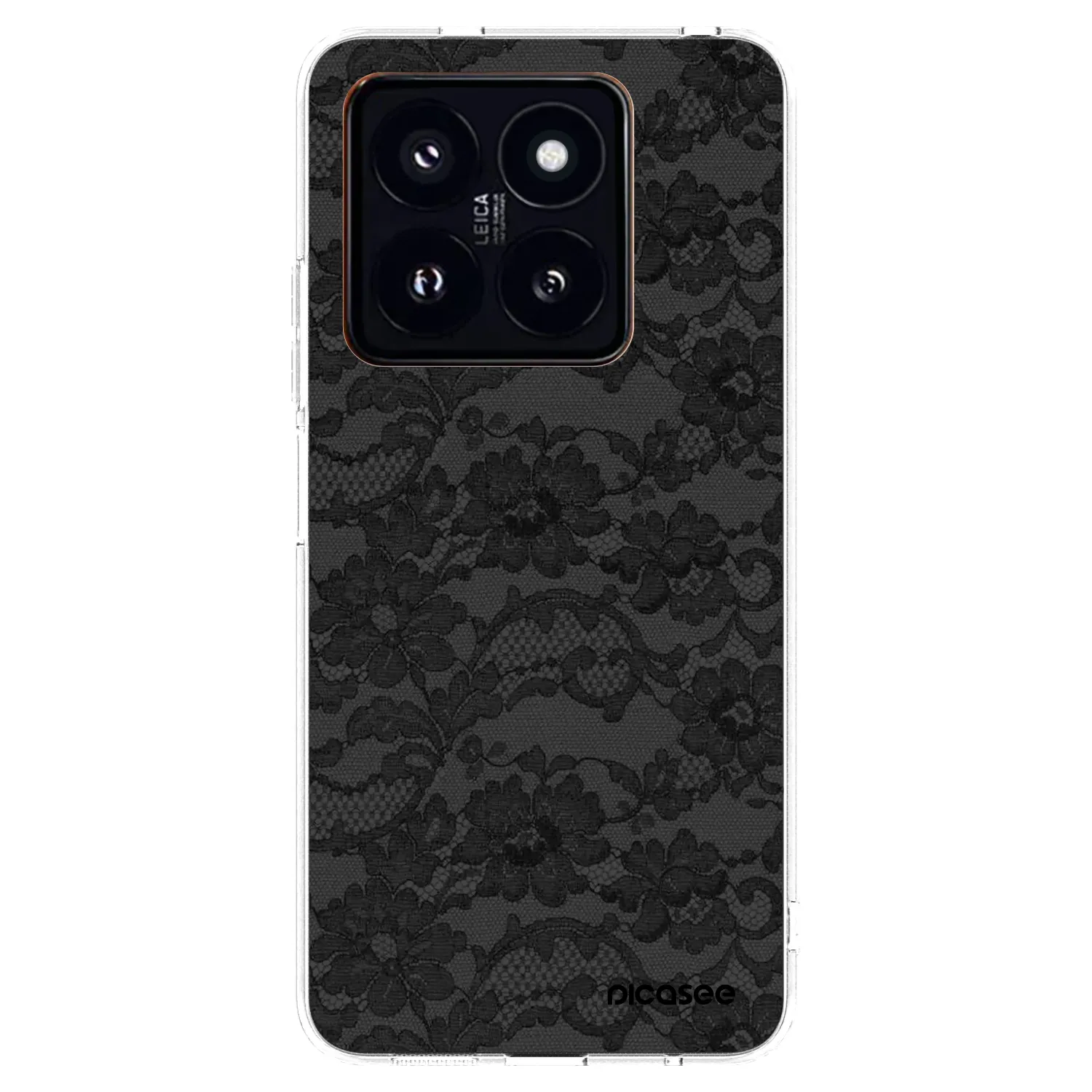 Picasee silikonski prozorni ovitek za Xiaomi 14 Pro - Dark Elegance
