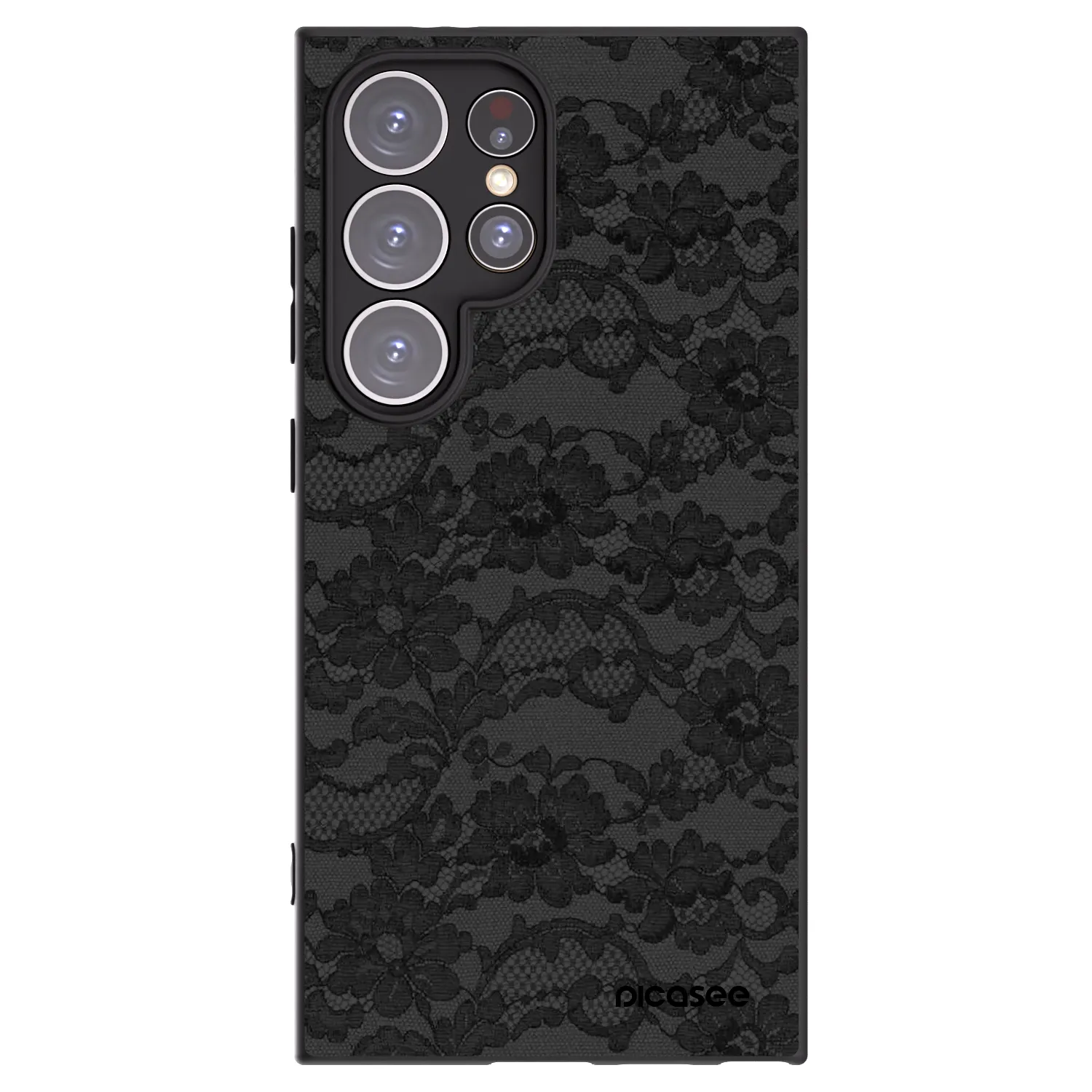 Picasee silikonski črni ovitek za Samsung Galaxy S24 Ultra S928B 5G - Dark Elegance