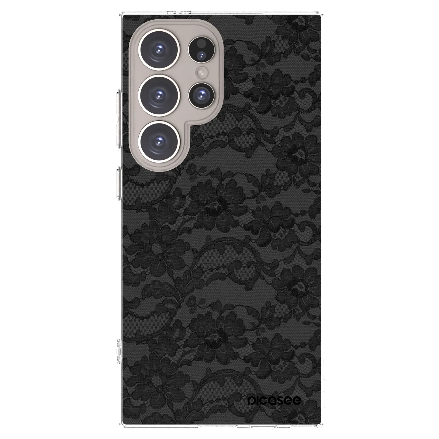 Picasee silikonski prozorni ovitek za Samsung Galaxy S24 Ultra S928B 5G - Dark Elegance