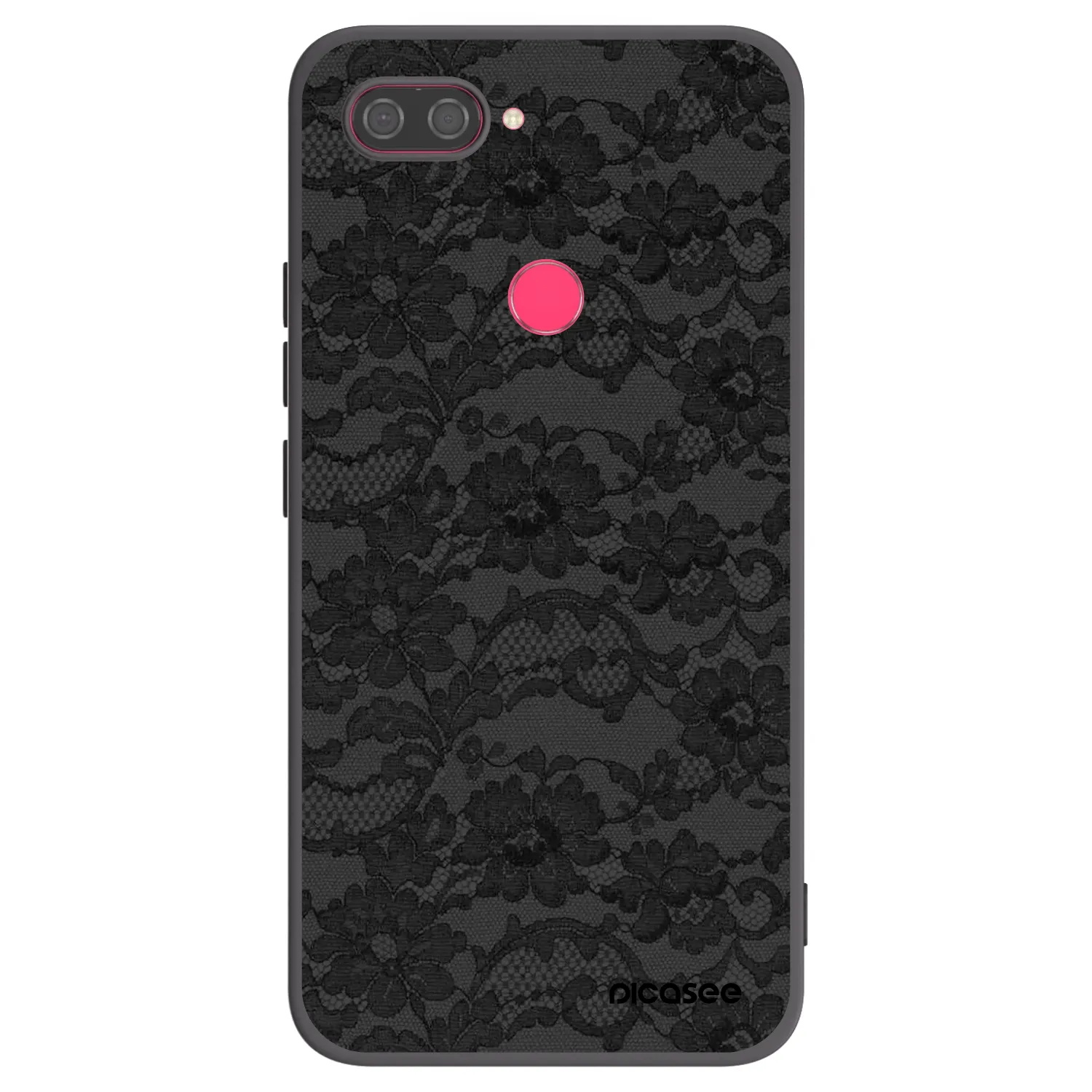 Picasee silikonski črni ovitek za Xiaomi Mi 8 Lite - Dark Elegance