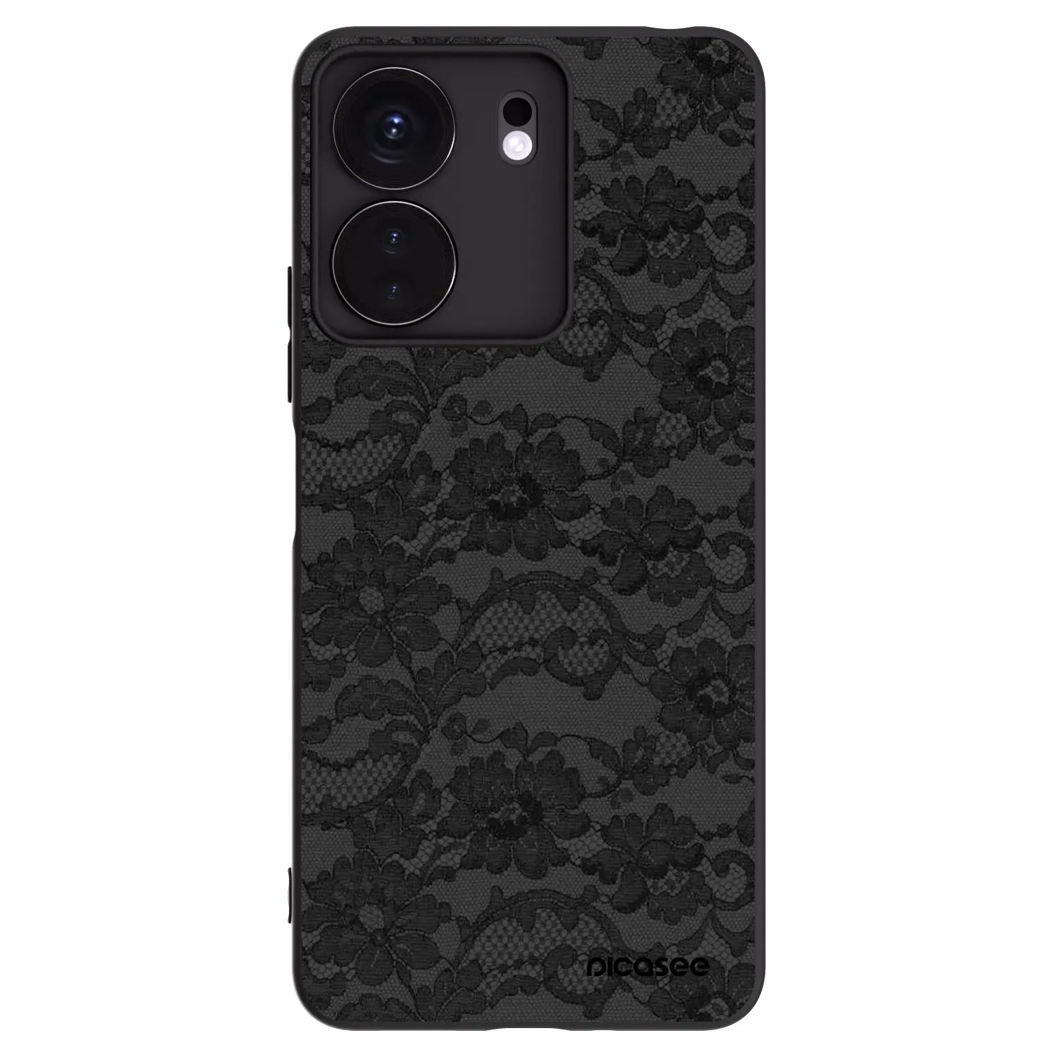 Picasee silikonski črni ovitek za Xiaomi Redmi 13C 4G - Dark Elegance