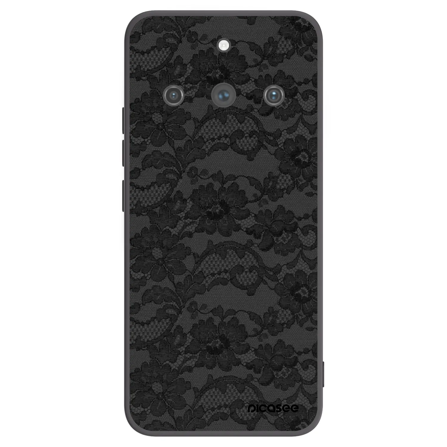 Picasee silikonski črni ovitek za Realme 11 Pro+ - Dark Elegance