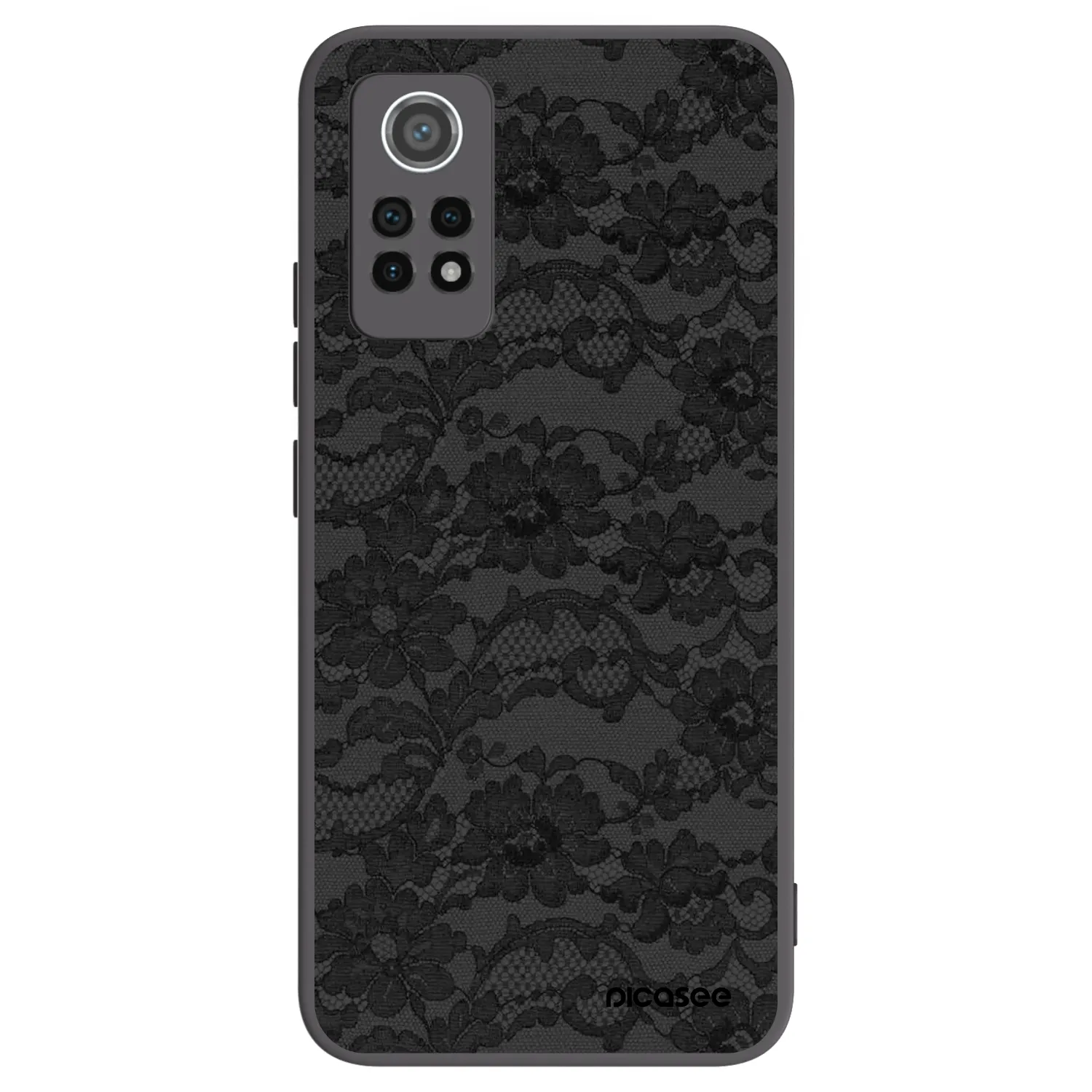 Picasee silikonski črni ovitek za Xiaomi Redmi Note 12 Pro 4G - Dark Elegance