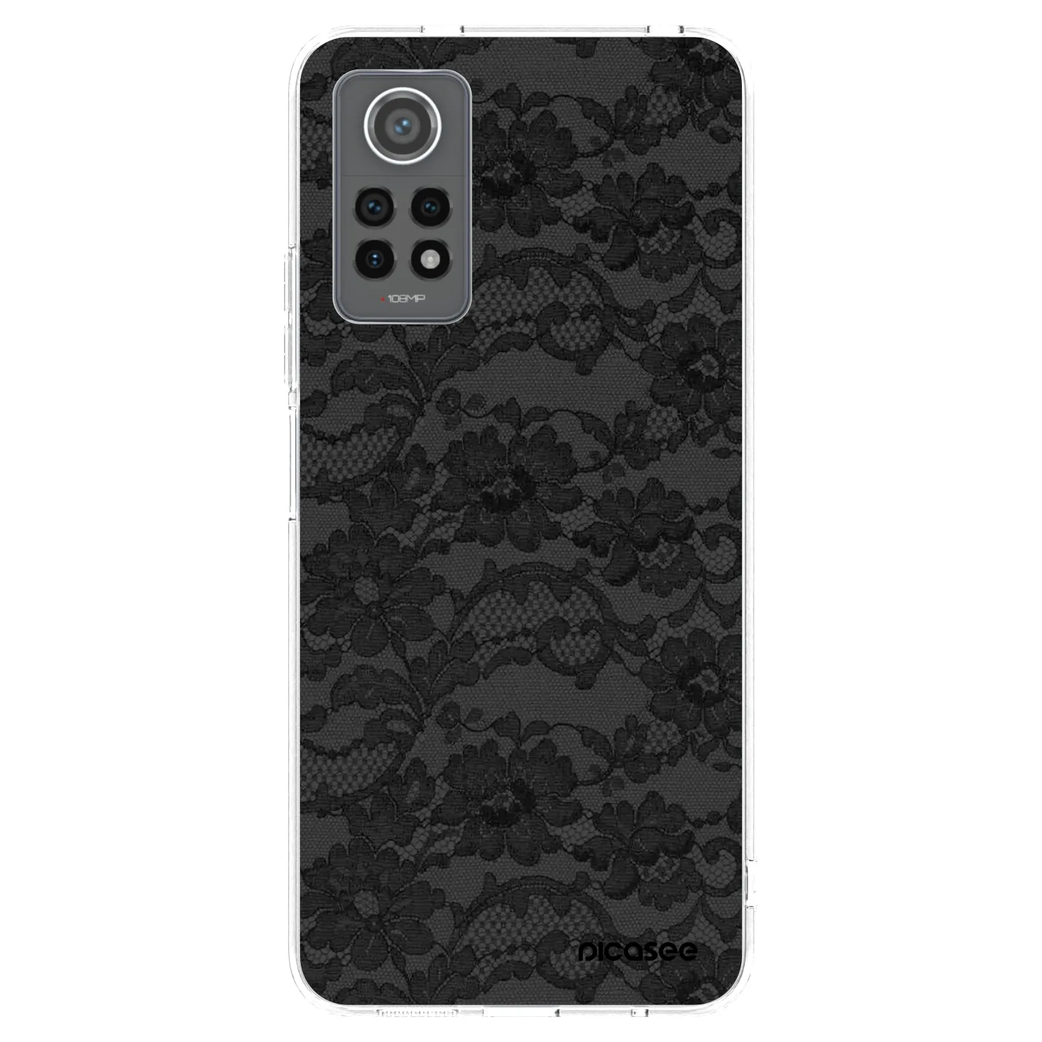 Picasee silikonski prozorni ovitek za Xiaomi Redmi Note 12 Pro 4G - Dark Elegance