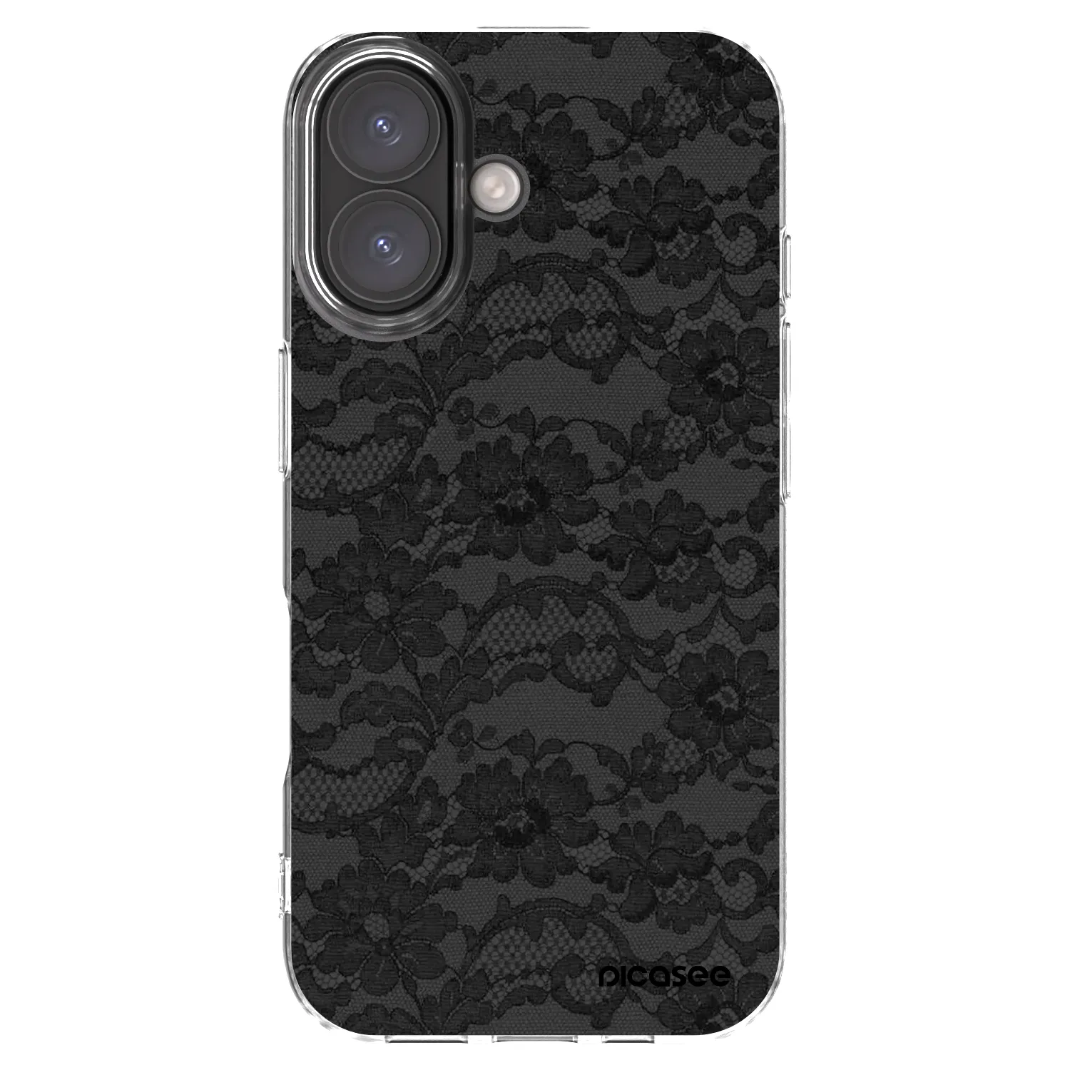 Picasee silikonski prozorni ovitek za Apple iPhone 16 - Dark Elegance