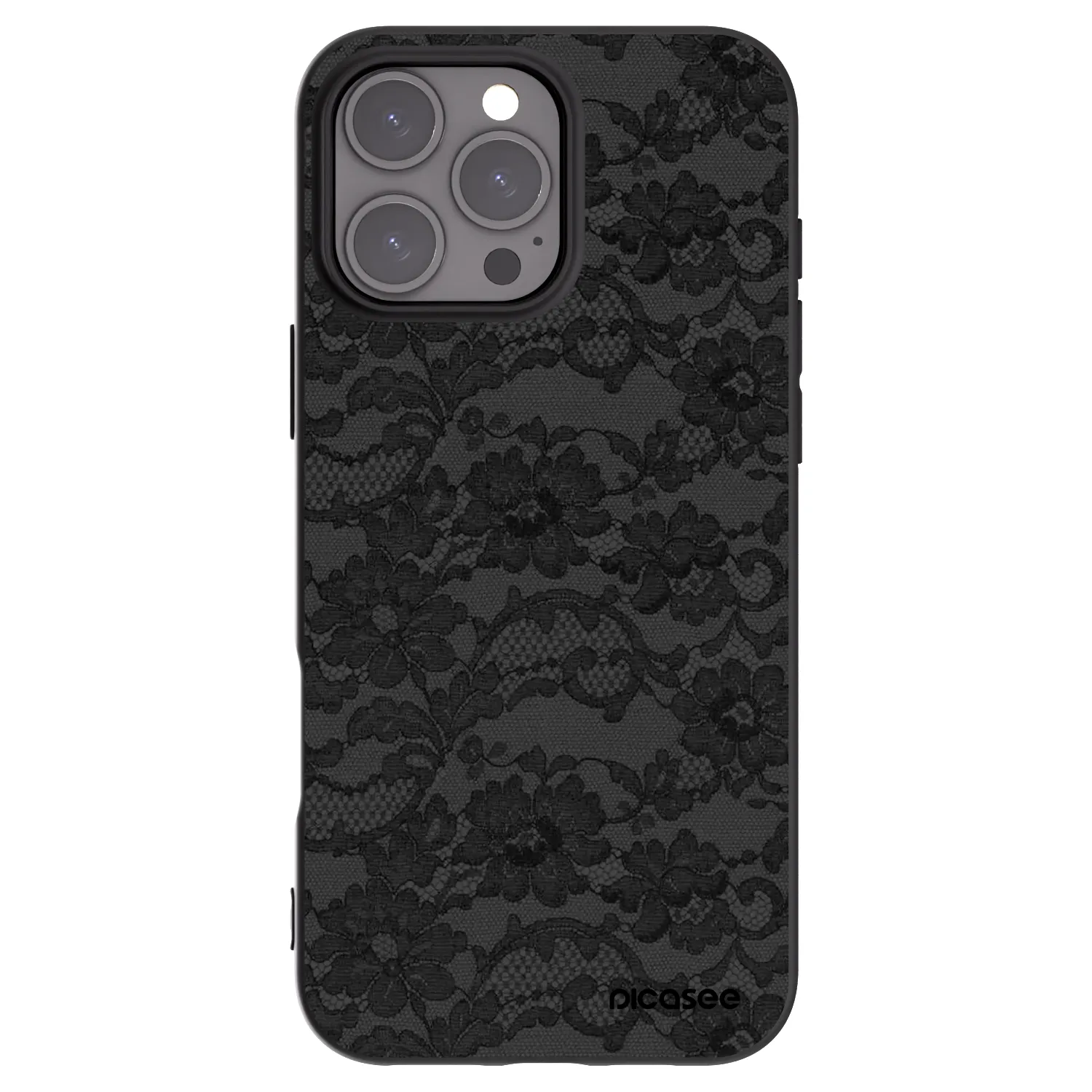 Picasee silikonski črni ovitek za Apple iPhone 16 Pro Max - Dark Elegance
