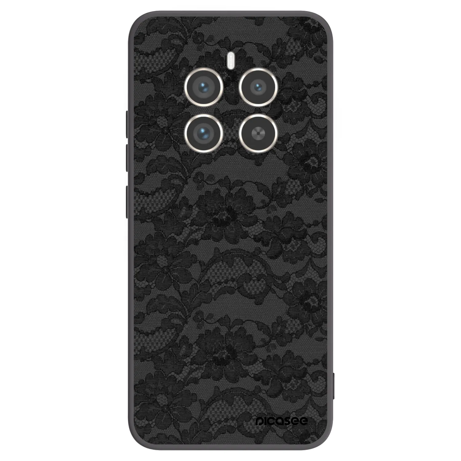 Picasee silikonski črni ovitek za Realme 12 Pro 5G - Dark Elegance