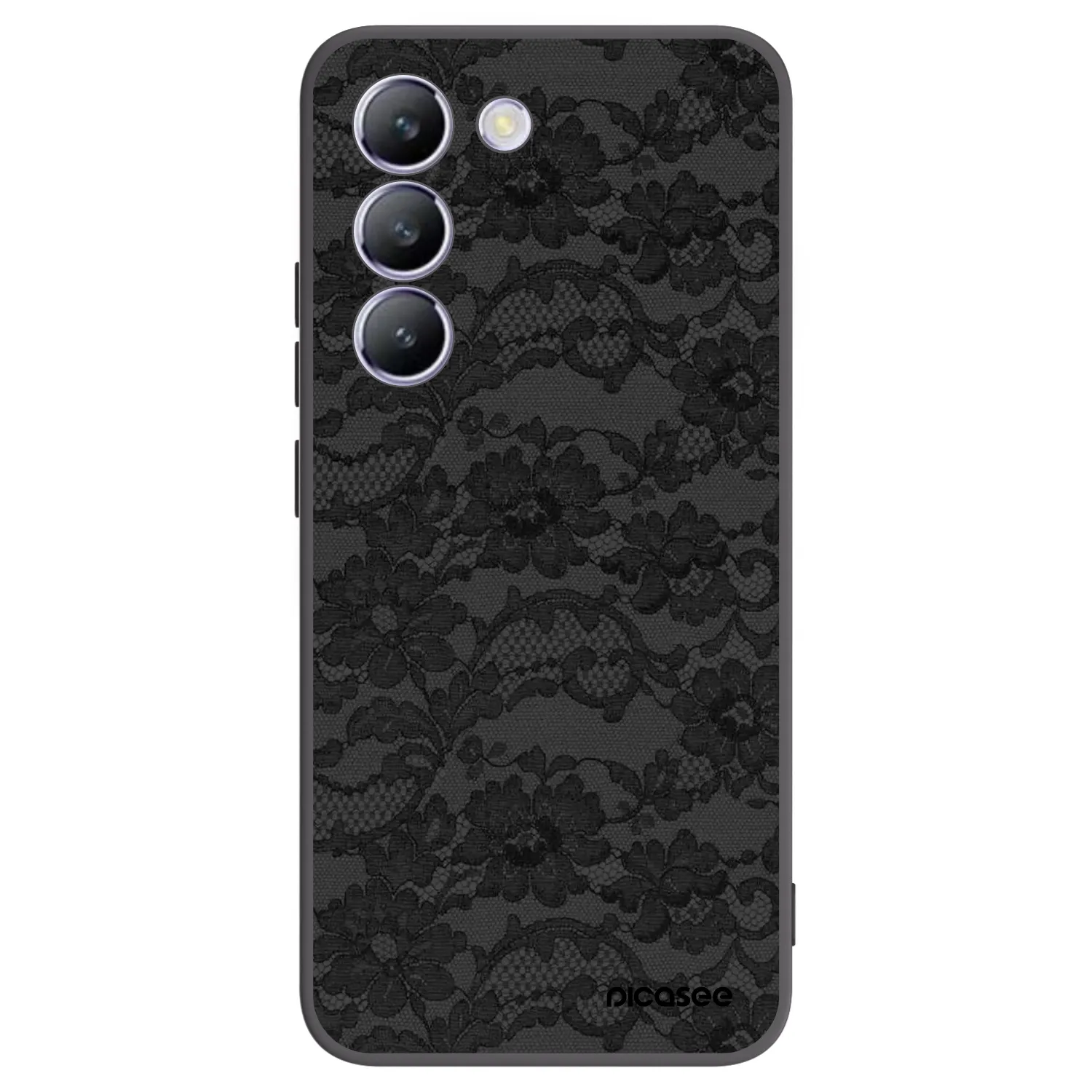 Picasee silikonski črni ovitek za Vivo V40 SE 5G - Dark Elegance