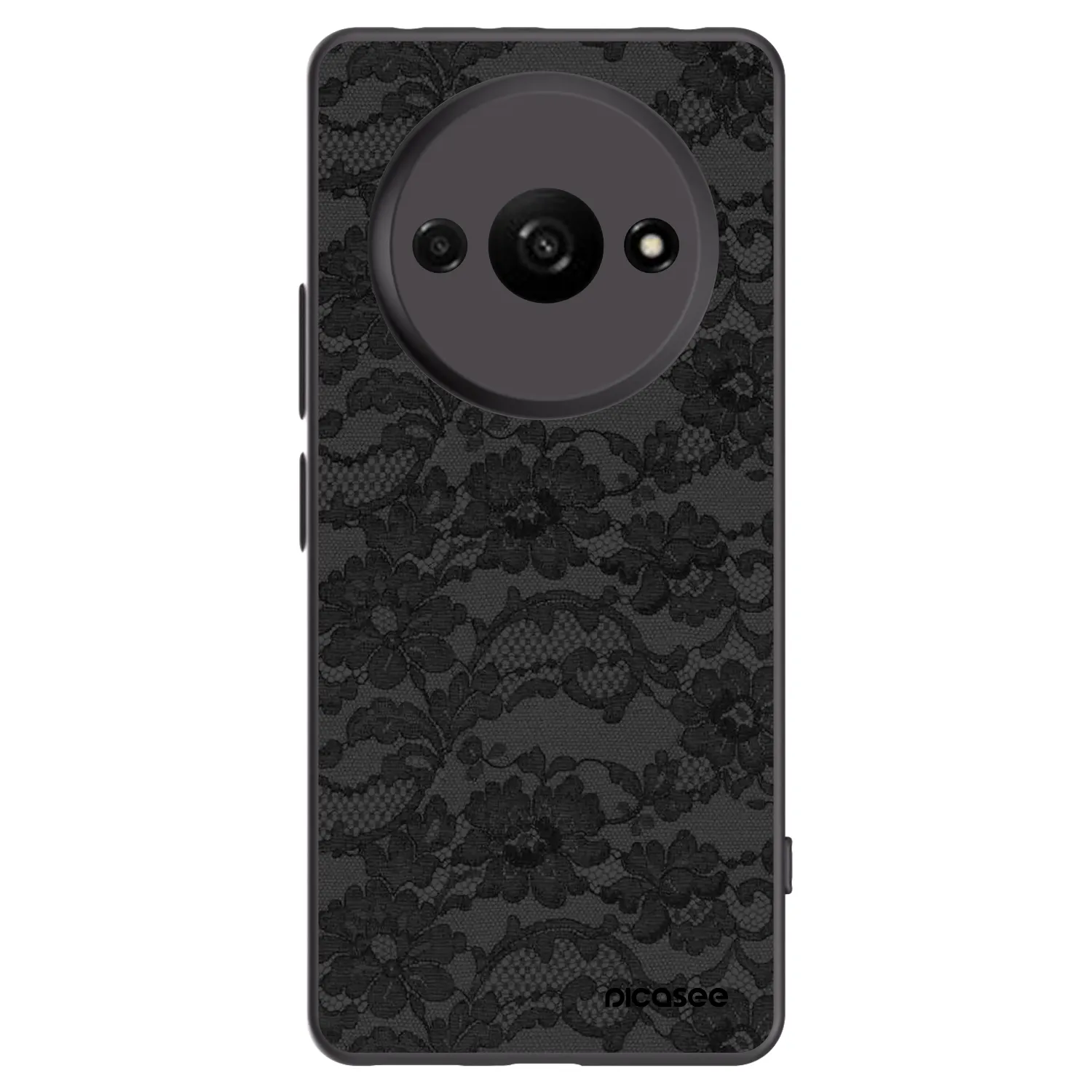 Picasee silikonski črni ovitek za Xiaomi Redmi A3 - Dark Elegance