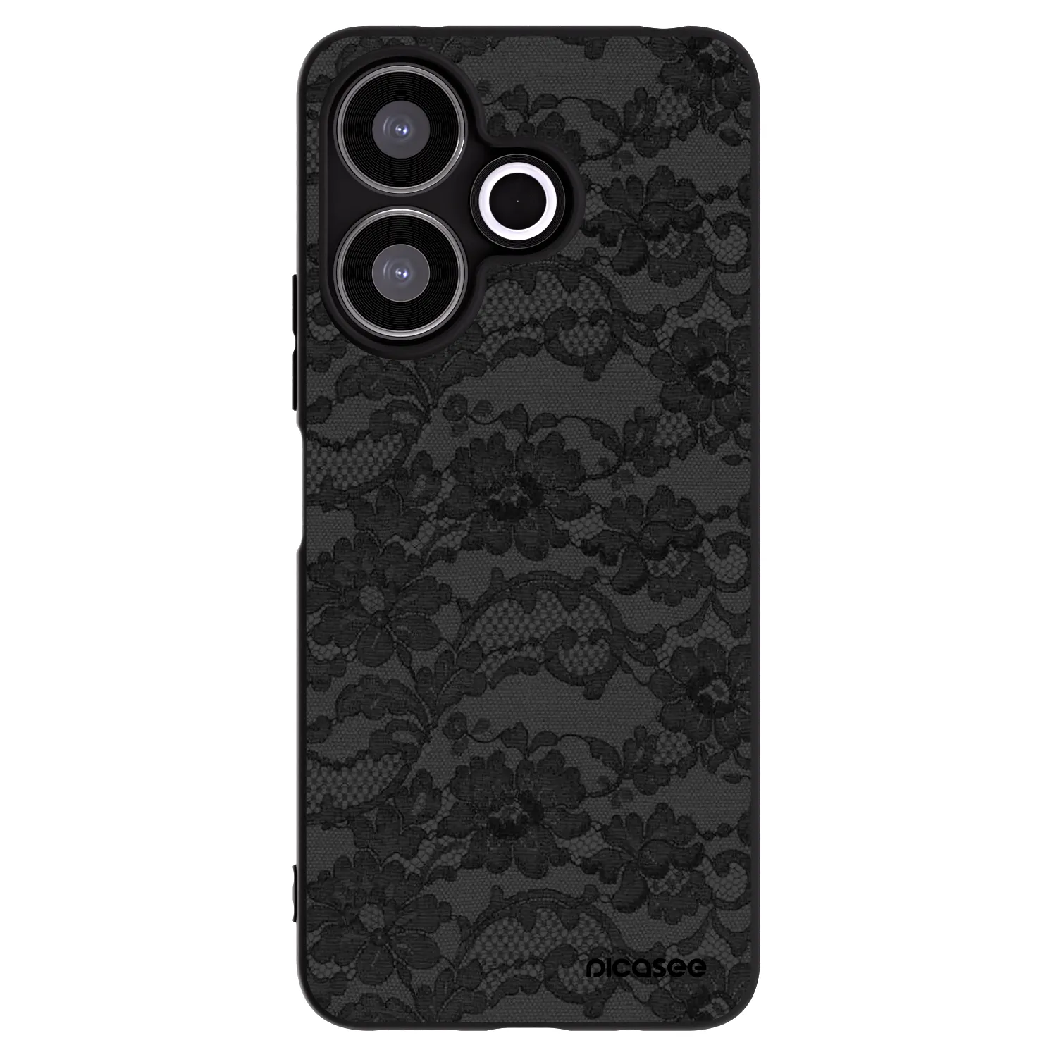 Picasee silikonski črni ovitek za Xiaomi Redmi 13 4G - Dark Elegance