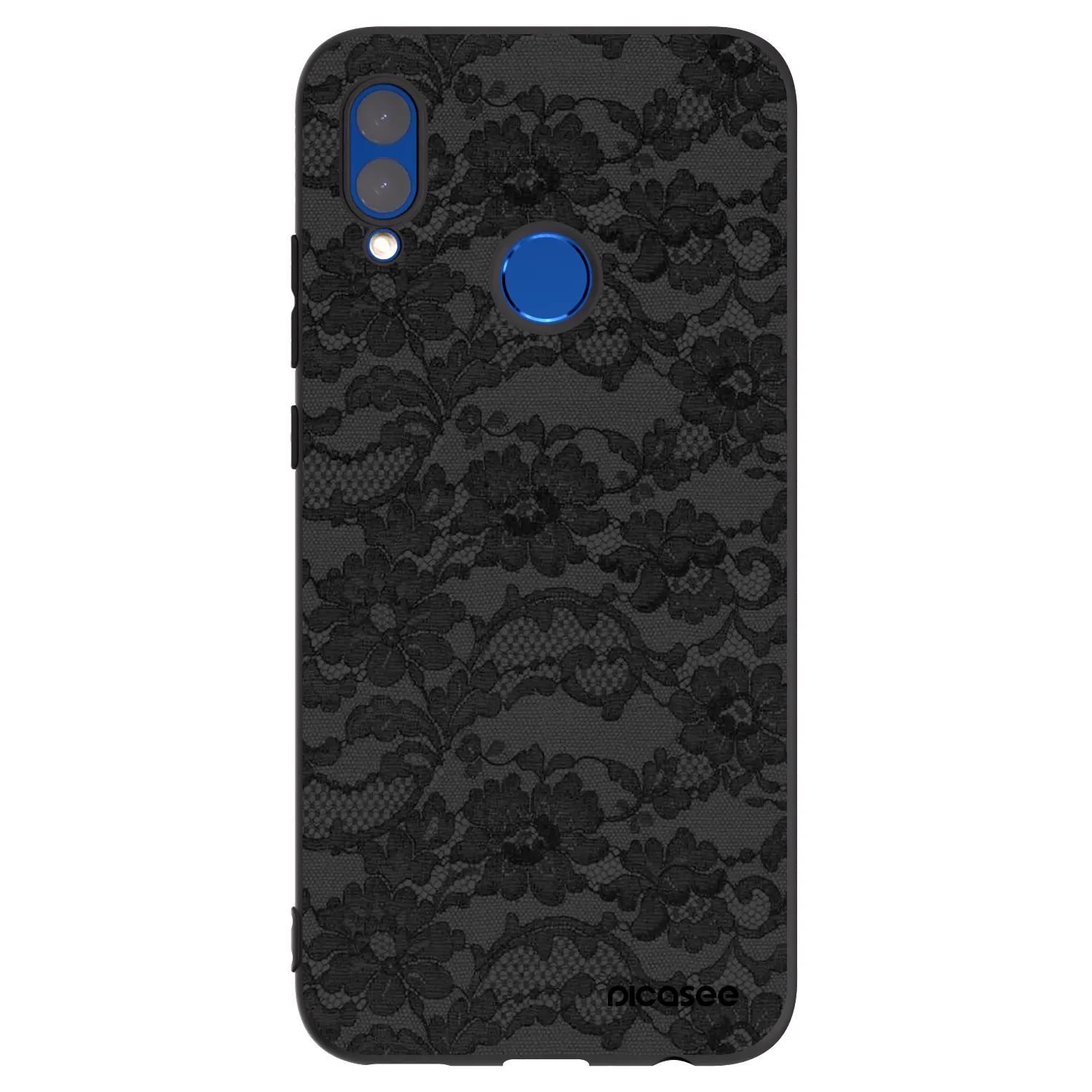 Picasee silikonski črni ovitek za Honor 10 Lite - Dark Elegance