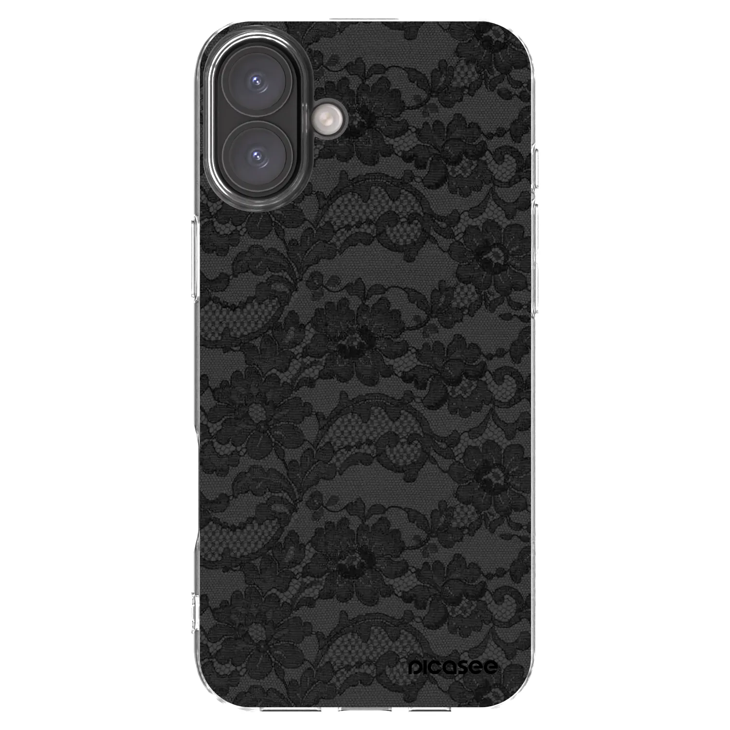 Picasee silikonski prozorni ovitek za Apple iPhone 16 Plus - Dark Elegance