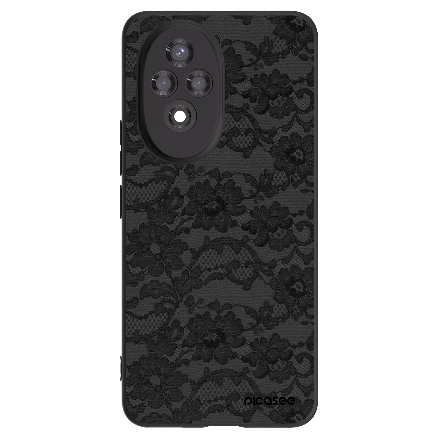 Picasee silikonski črni ovitek za Honor 200 5G - Dark Elegance
