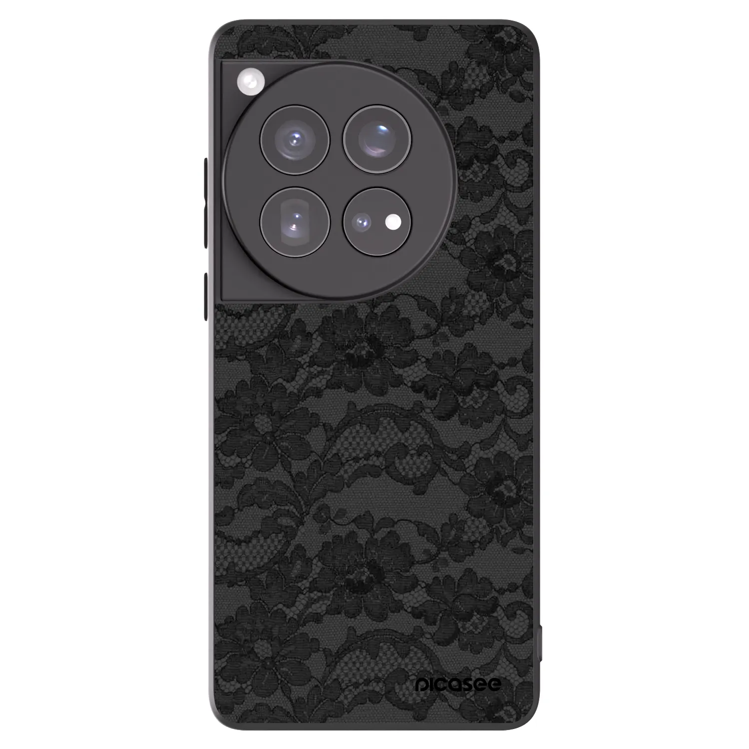 Picasee silikonski črni ovitek za OnePlus 12 5G - Dark Elegance