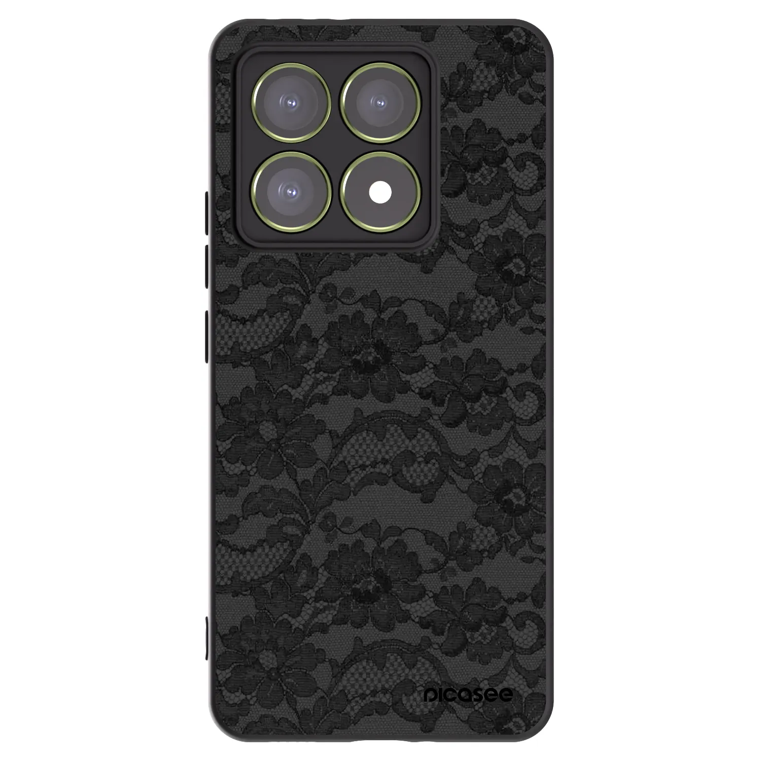 Picasee silikonski črni ovitek za Xiaomi 14T - Dark Elegance