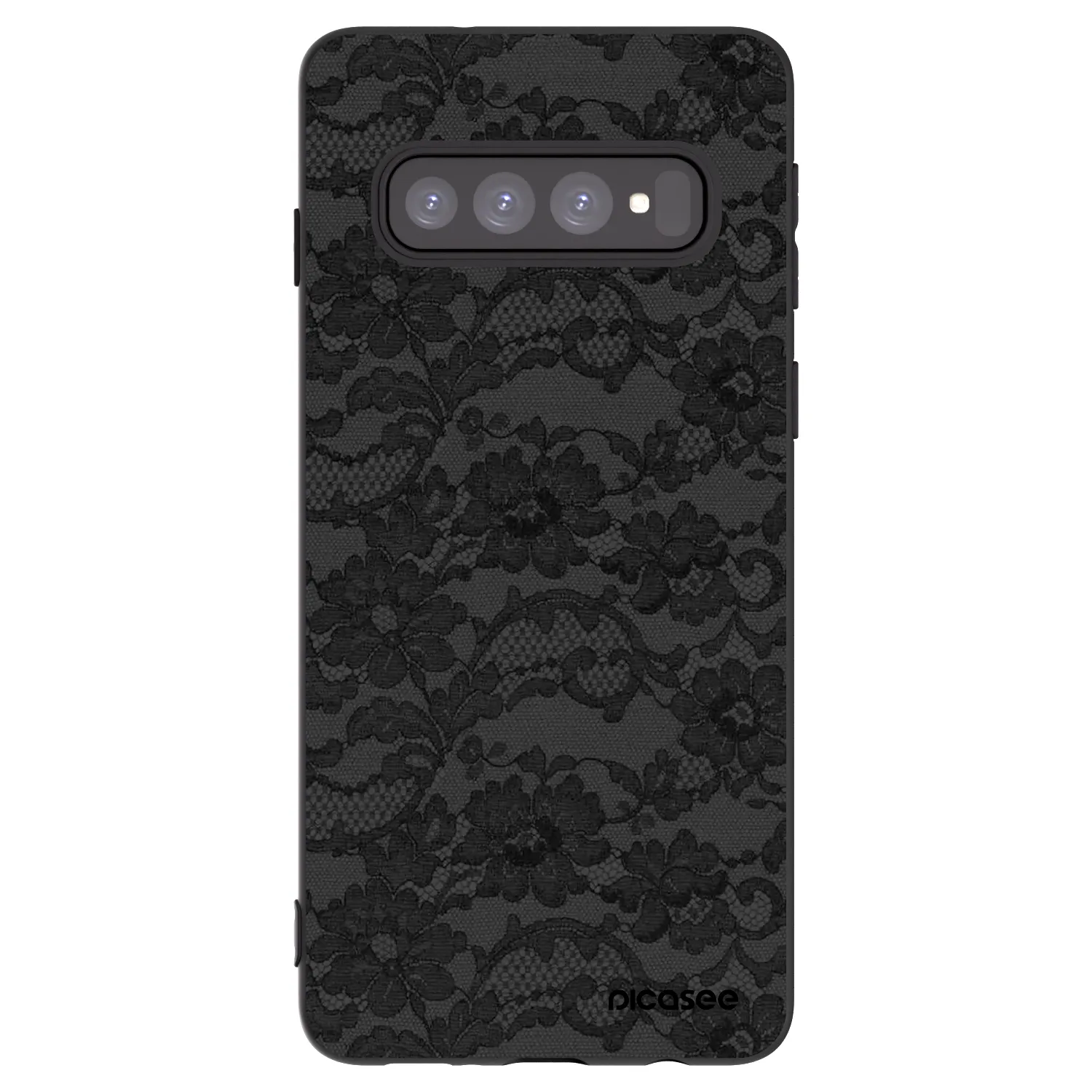 Picasee silikonski črni ovitek za Samsung Galaxy S10 G973 - Dark Elegance