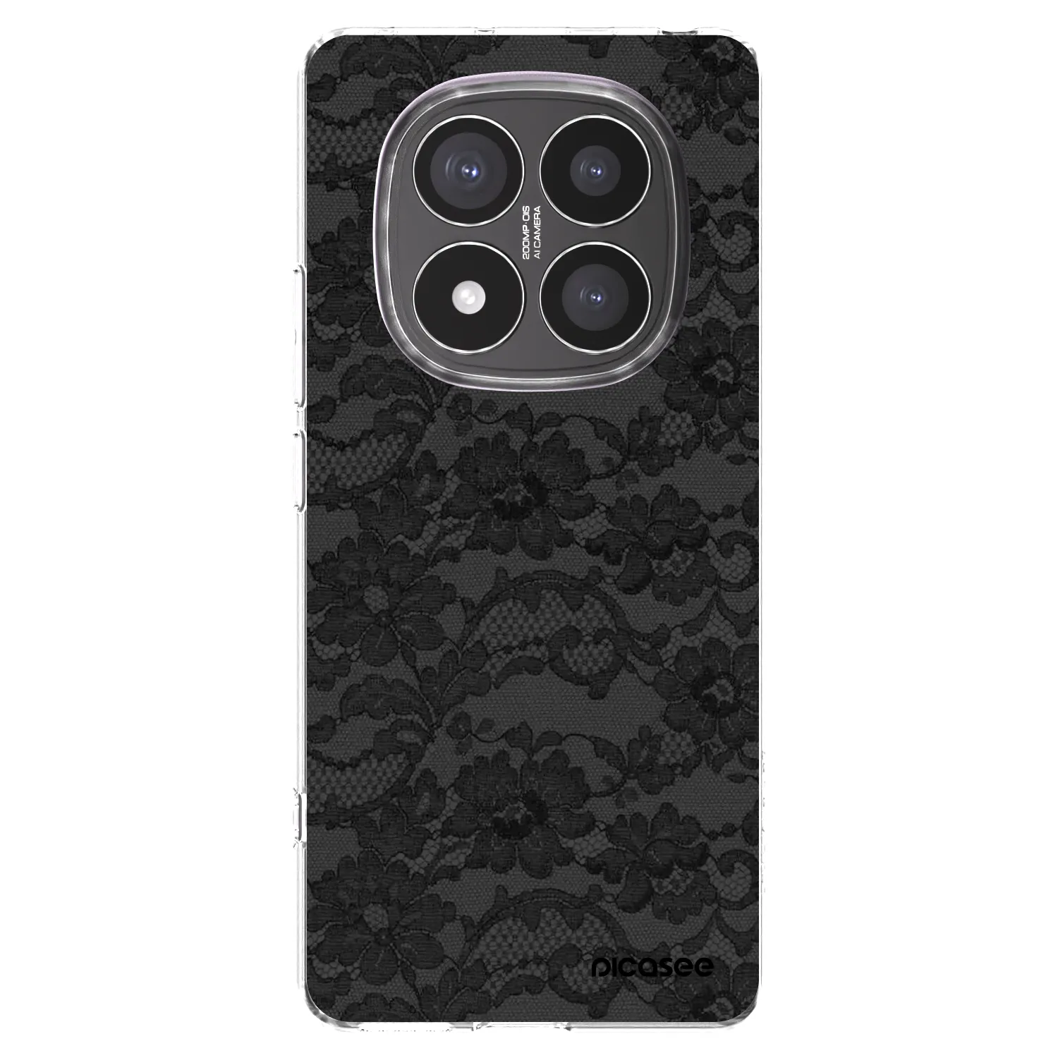 Picasee silikonski prozorni ovitek za Xiaomi Redmi Note 14 Pro+ 5G - Dark Elegance