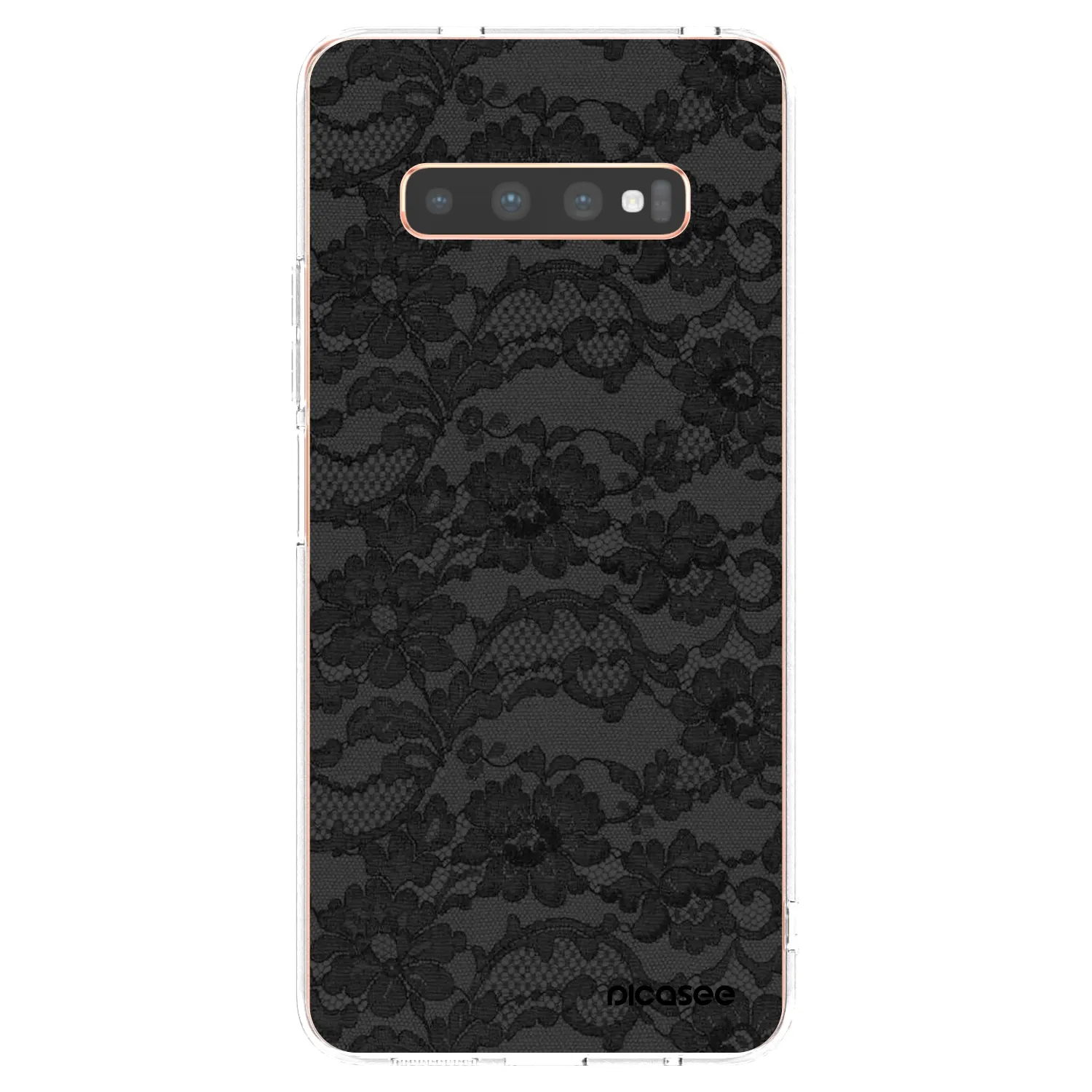 Picasee silikonski prozorni ovitek za Samsung Galaxy S10 Plus G975 - Dark Elegance