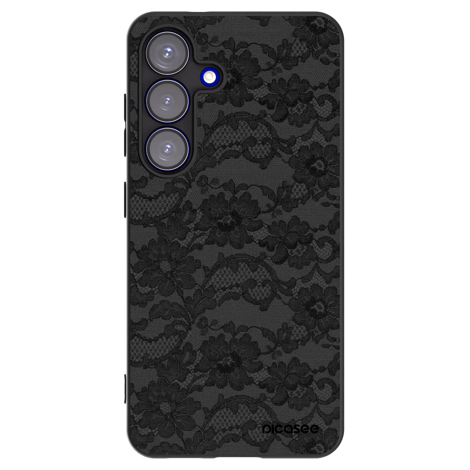 Picasee silikonski črni ovitek za Samsung Galaxy S25 5G - Dark Elegance