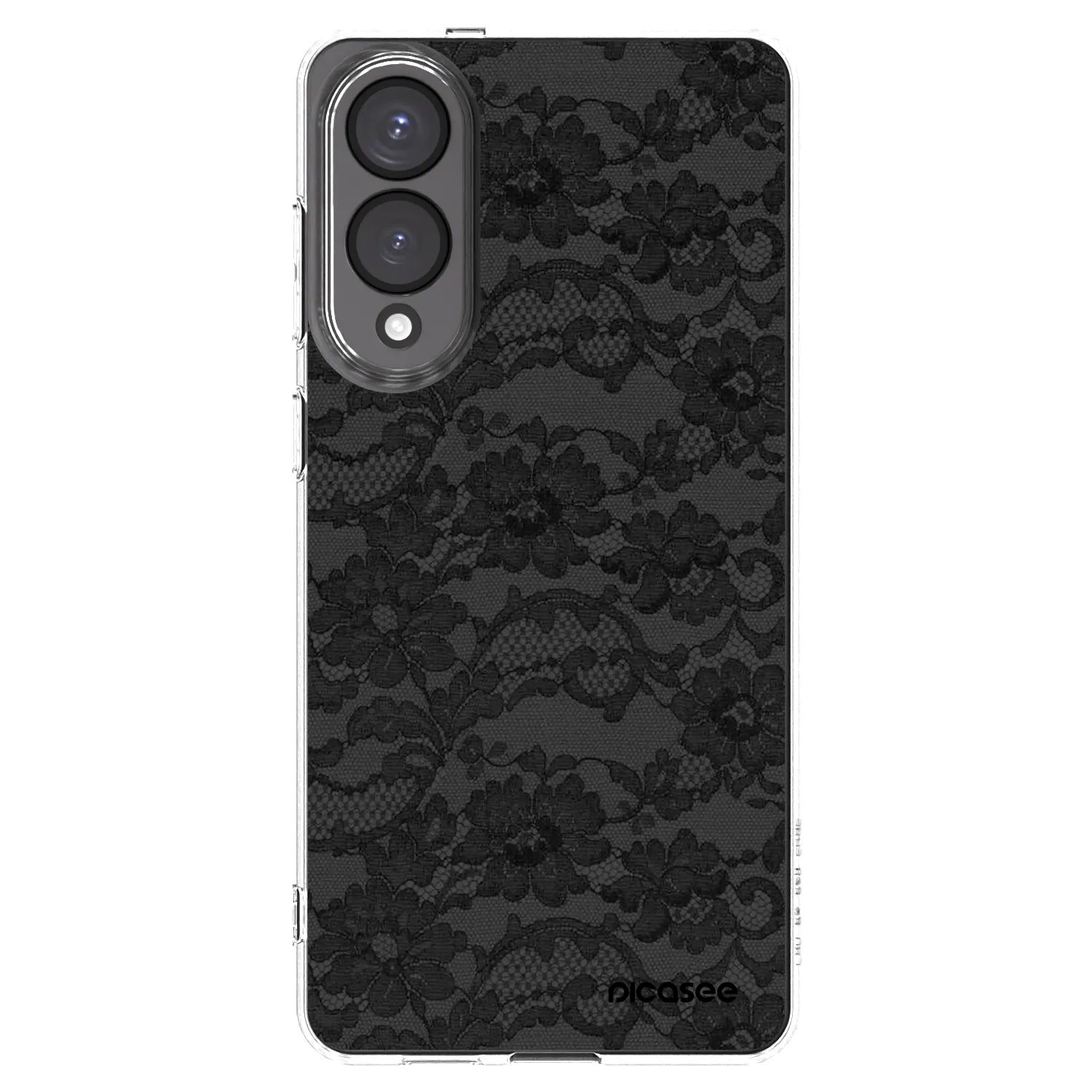 Picasee silikonski prozorni ovitek za Samsung Galaxy S25 Edge 5G - Dark Elegance