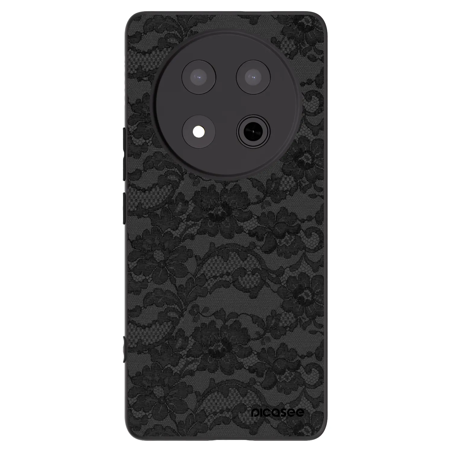 Picasee silikonski črni ovitek za Honor Magic7 Lite 5G - Dark Elegance