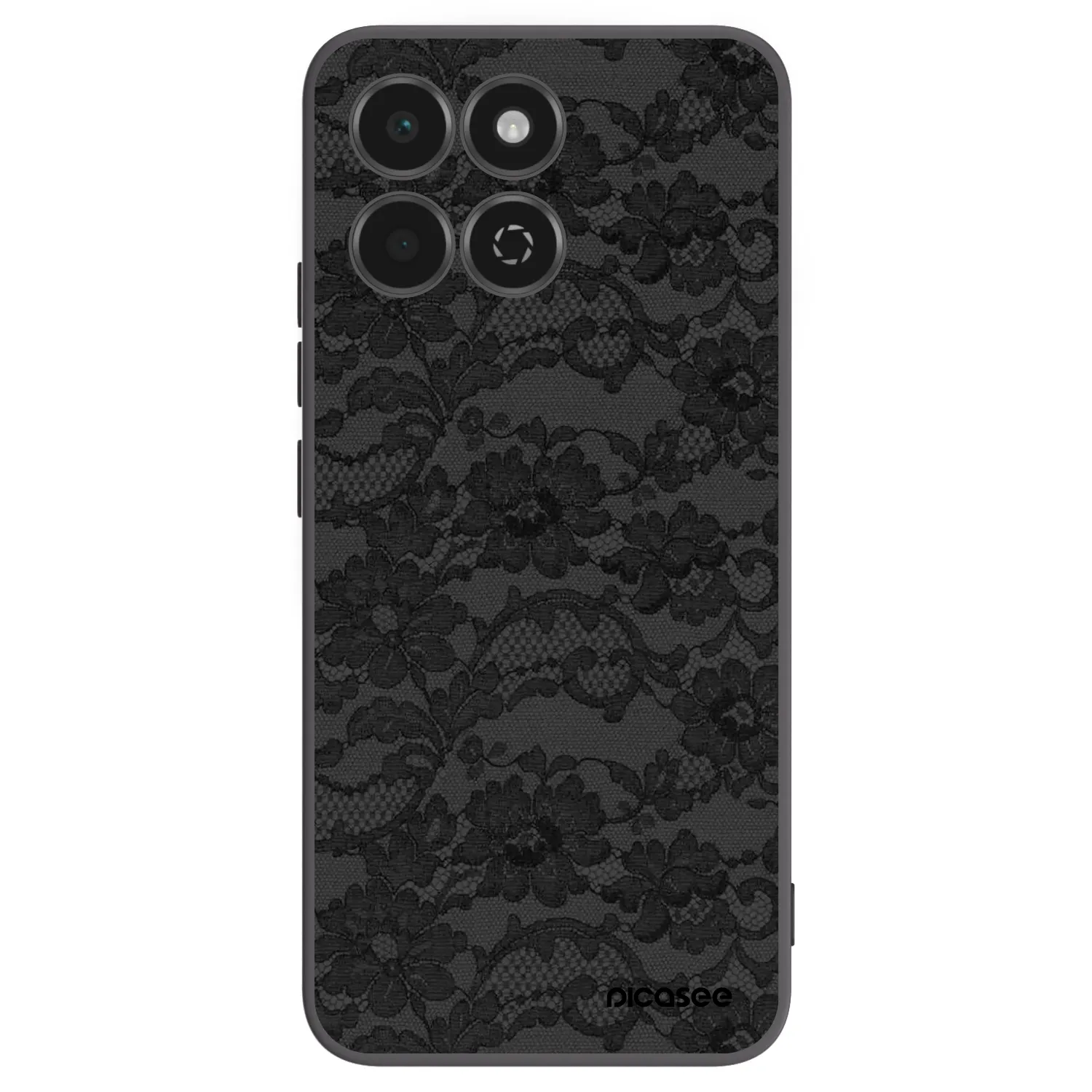 Picasee silikonski črni ovitek za Honor 200 Smart 5G - Dark Elegance
