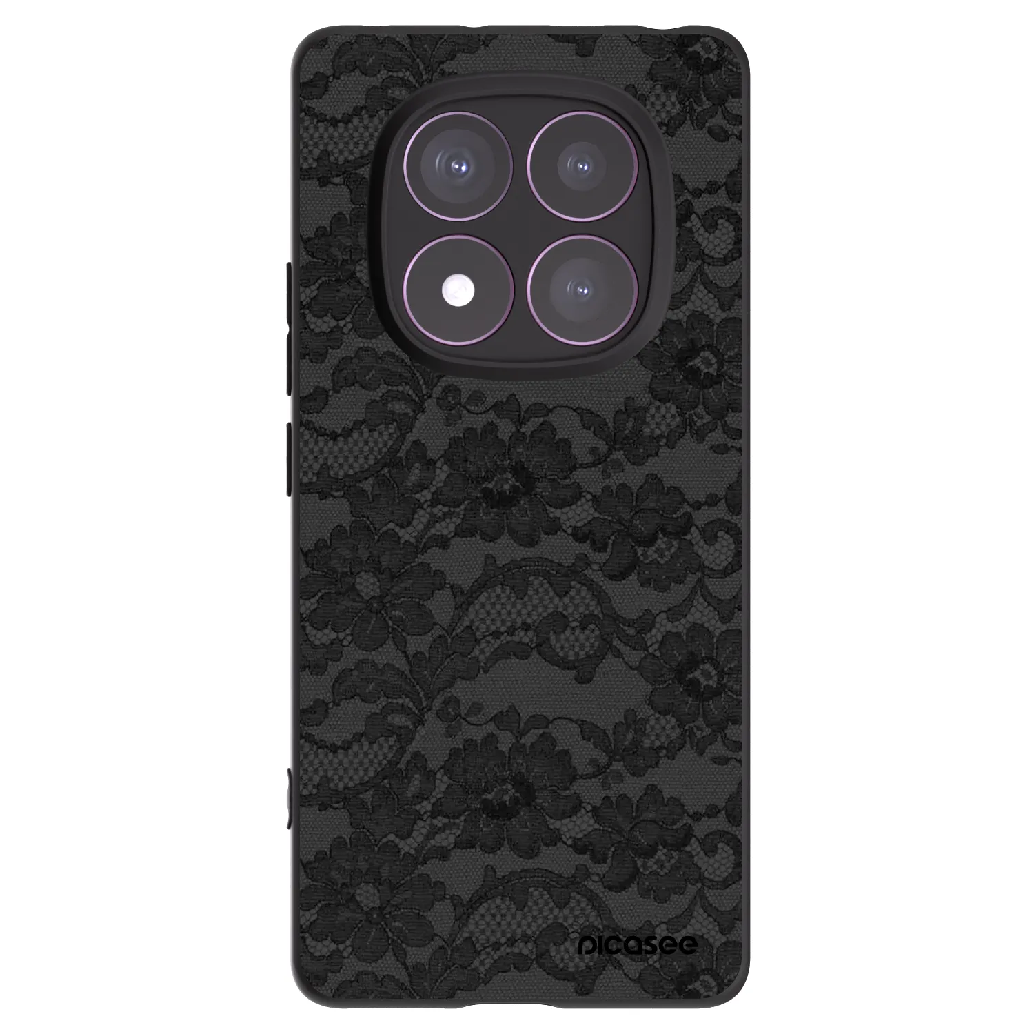 Picasee silikonski črni ovitek za Xiaomi Redmi Note 14 Pro 4G - Dark Elegance