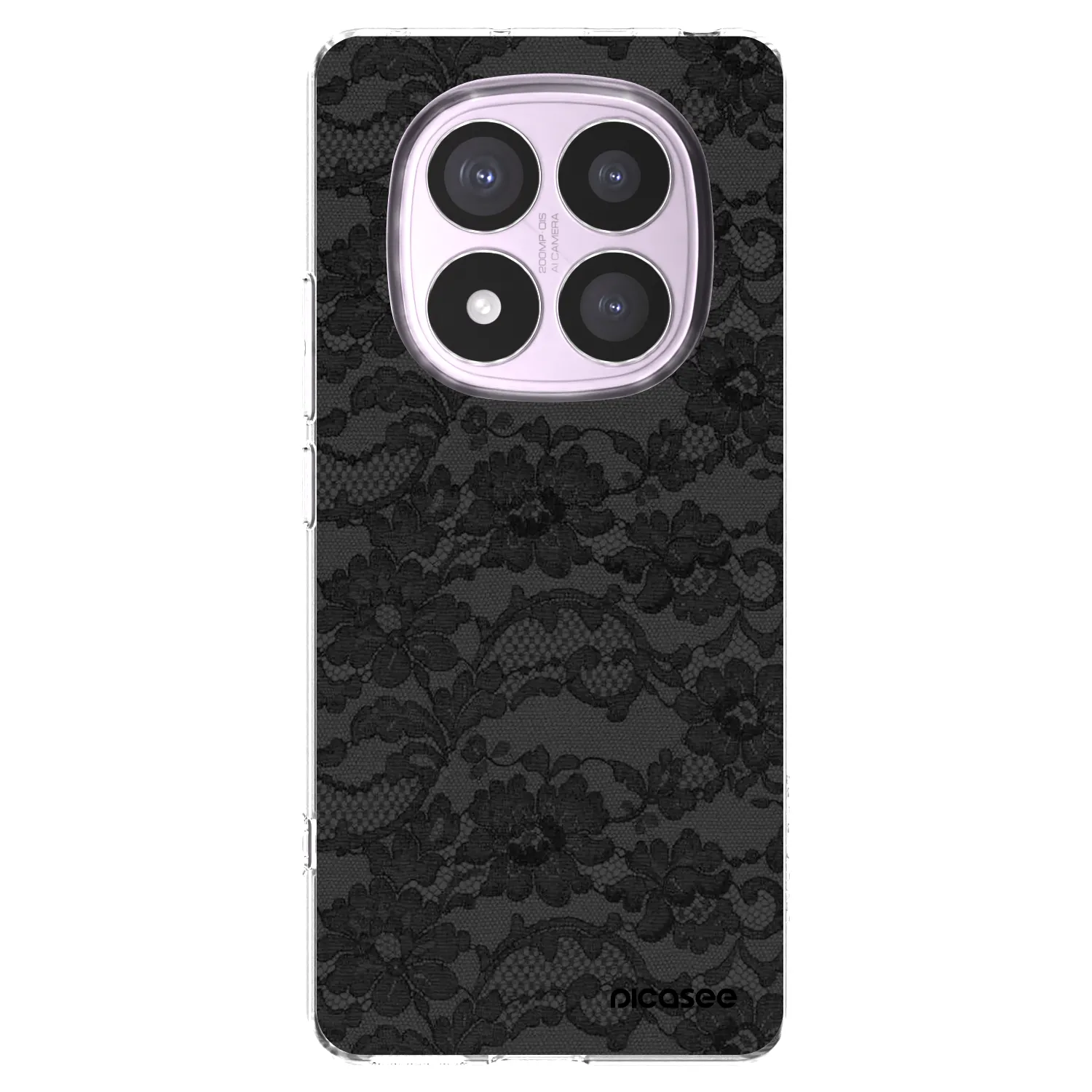 Picasee silikonski prozorni ovitek za Xiaomi Redmi Note 14 Pro 4G - Dark Elegance