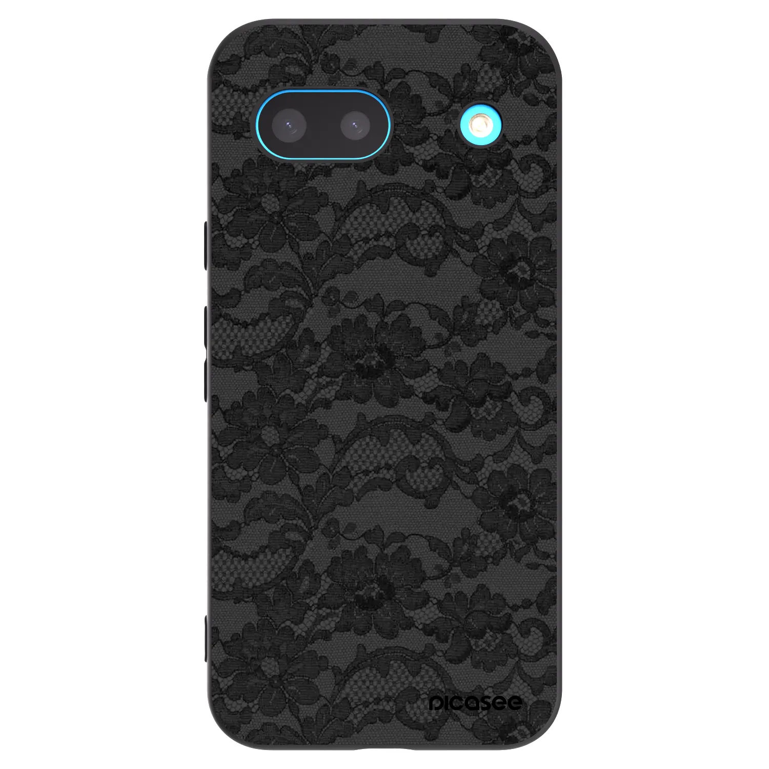 Picasee silikonski črni ovitek za Google Pixel 8 - Dark Elegance