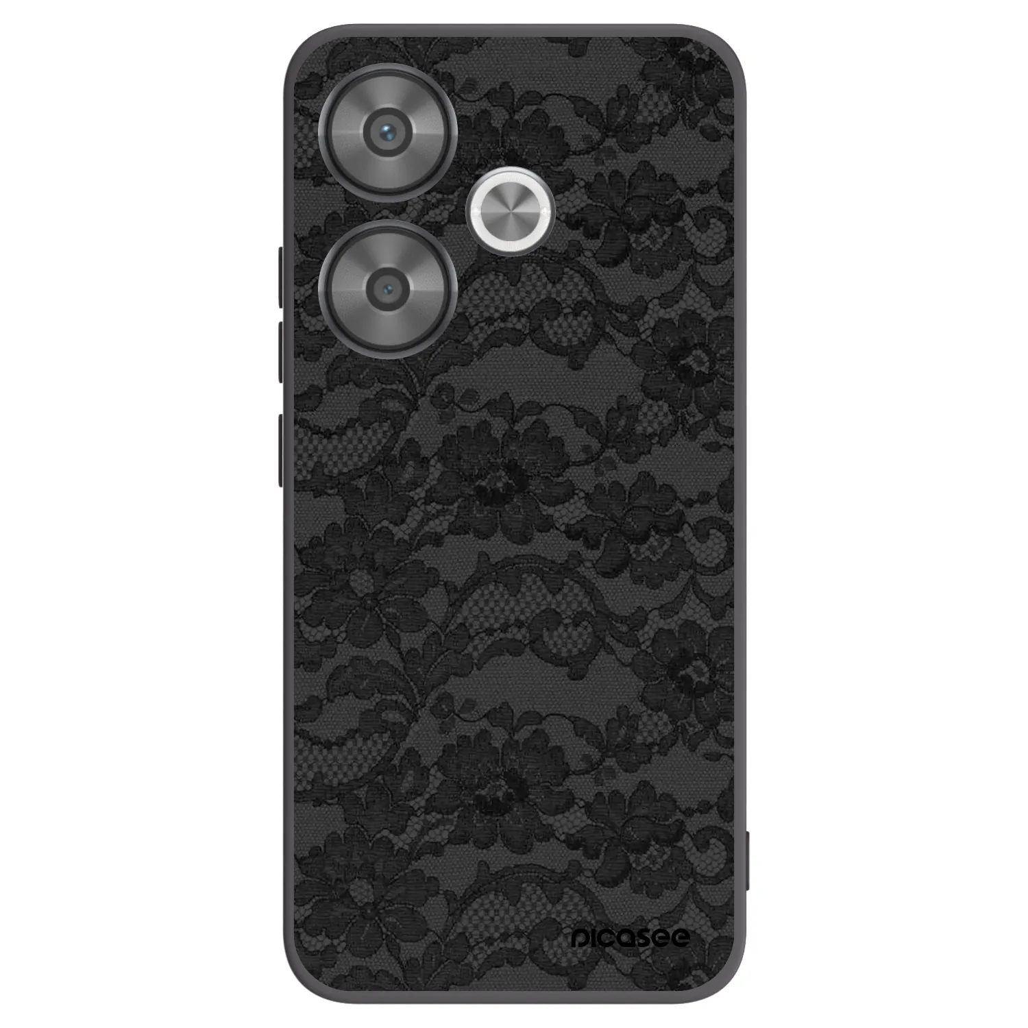 Picasee silikonski črni ovitek za Xiaomi Poco F6 - Dark Elegance