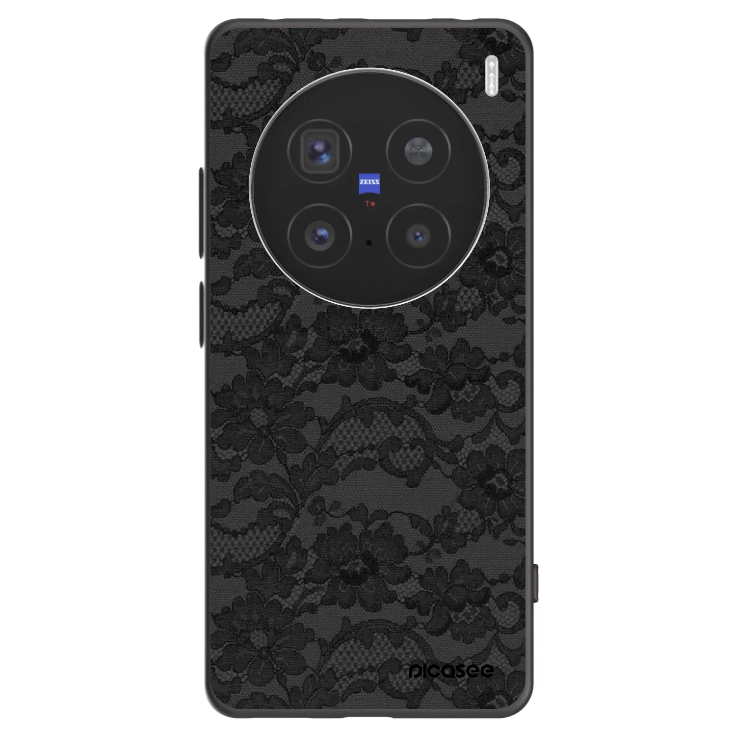 Picasee silikonski črni ovitek za Vivo X200 Pro - Dark Elegance