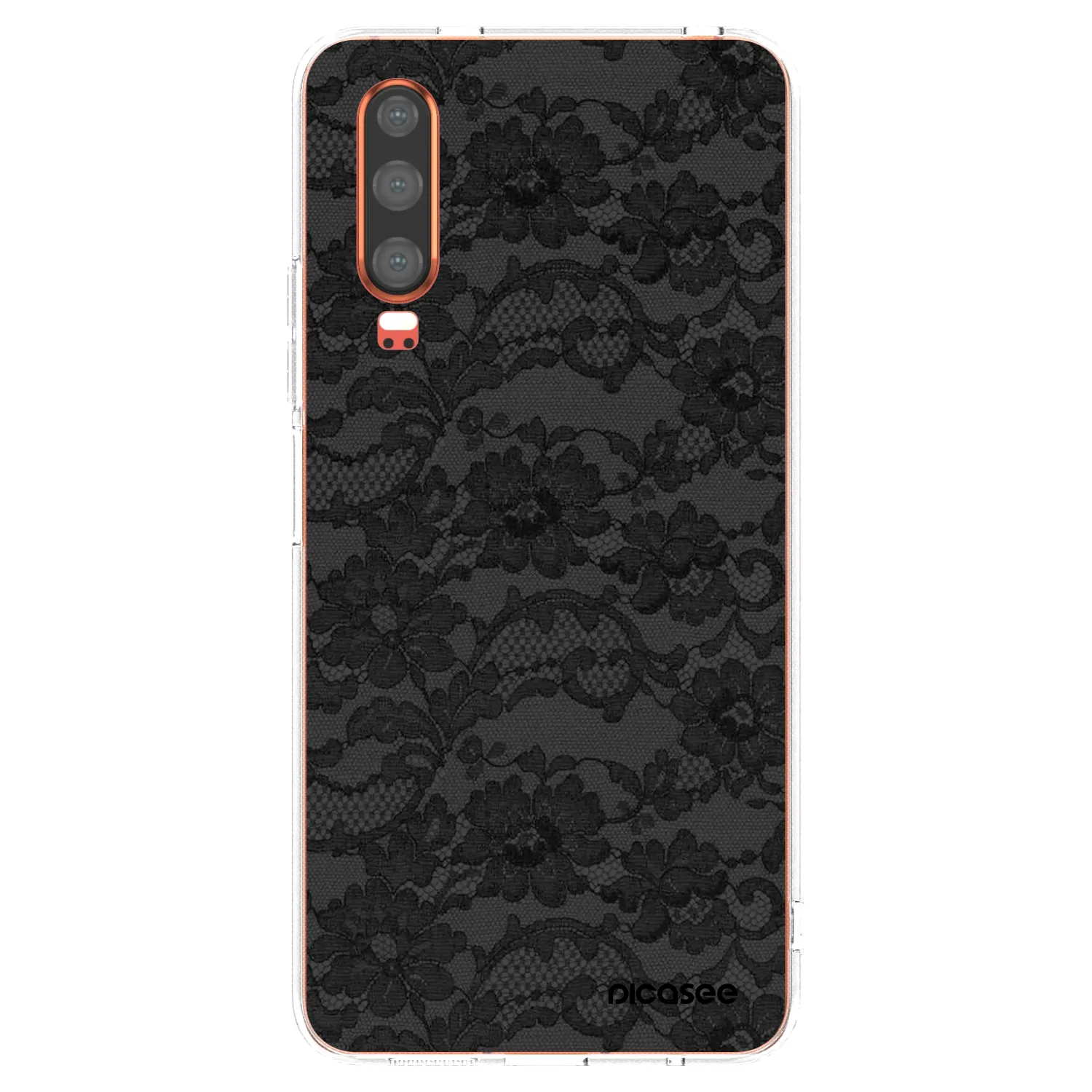 Picasee silikonski prozorni ovitek za Huawei P30 - Dark Elegance