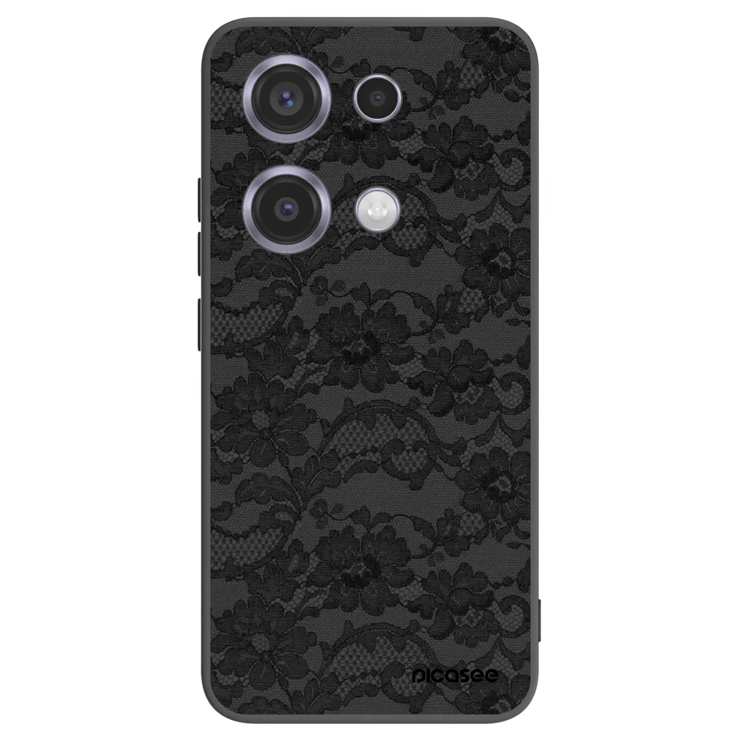 Picasee silikonski črni ovitek za Xiaomi Redmi Note 14S - Dark Elegance