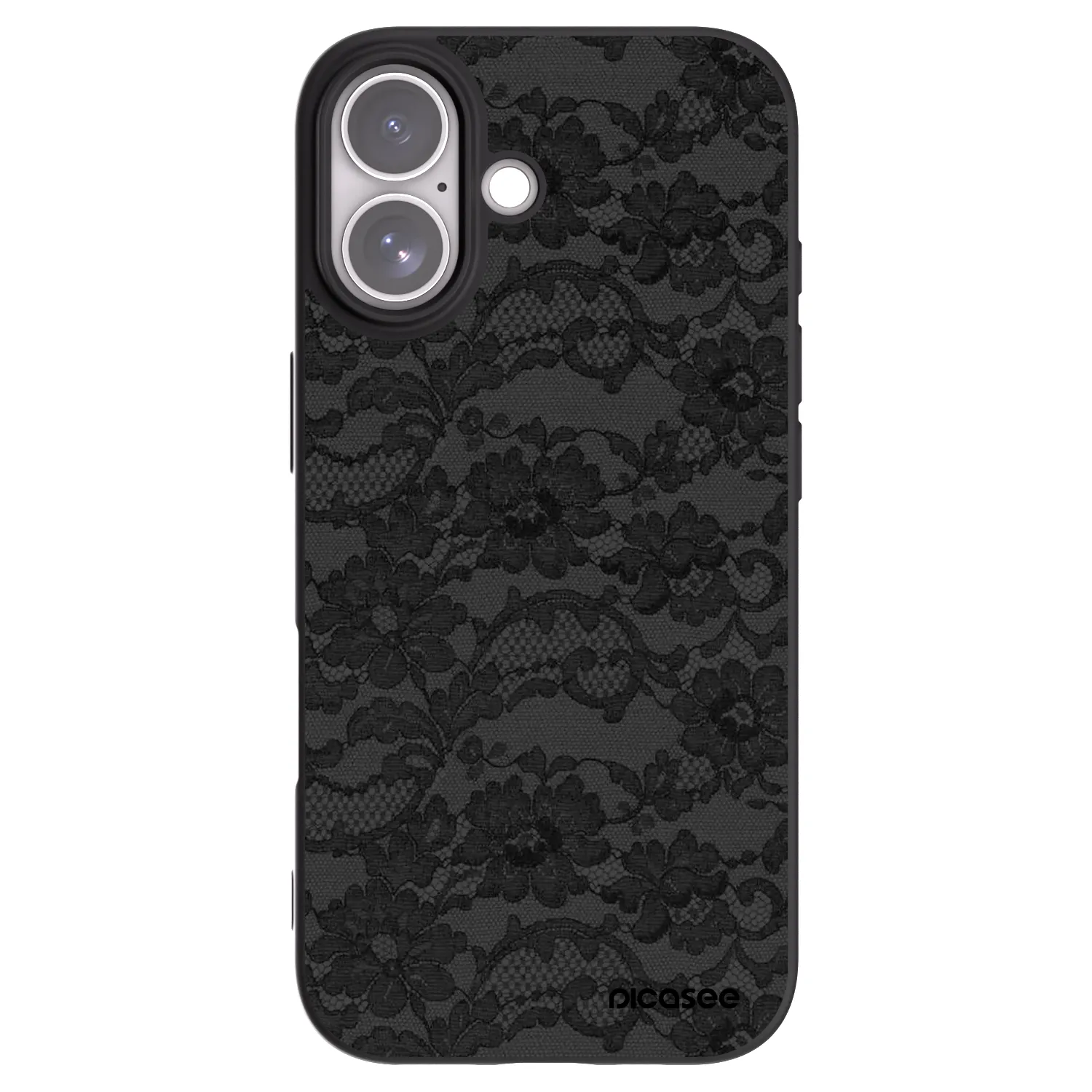 Picasee silikonski črni ovitek za Apple iPhone 17 - Dark Elegance