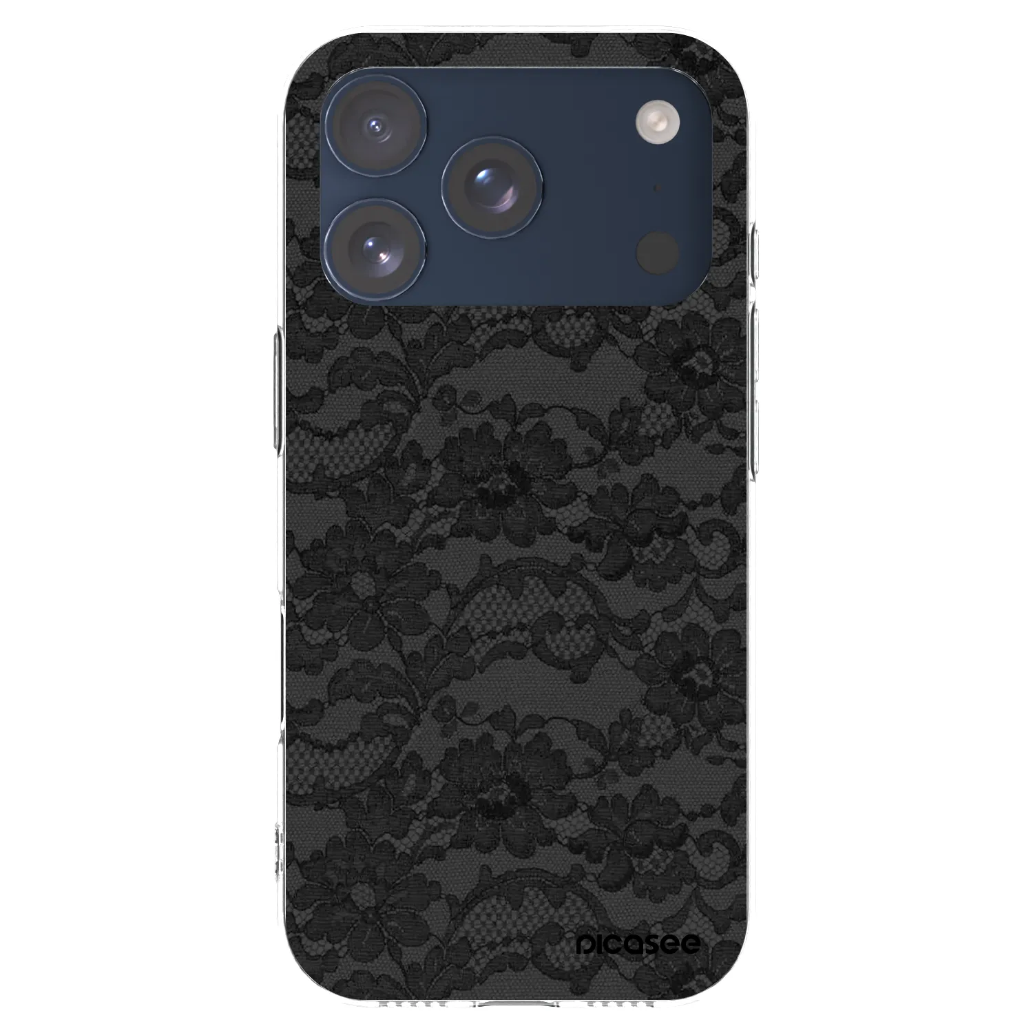 Picasee silikonski prozorni ovitek za Apple iPhone 17 Pro - Dark Elegance