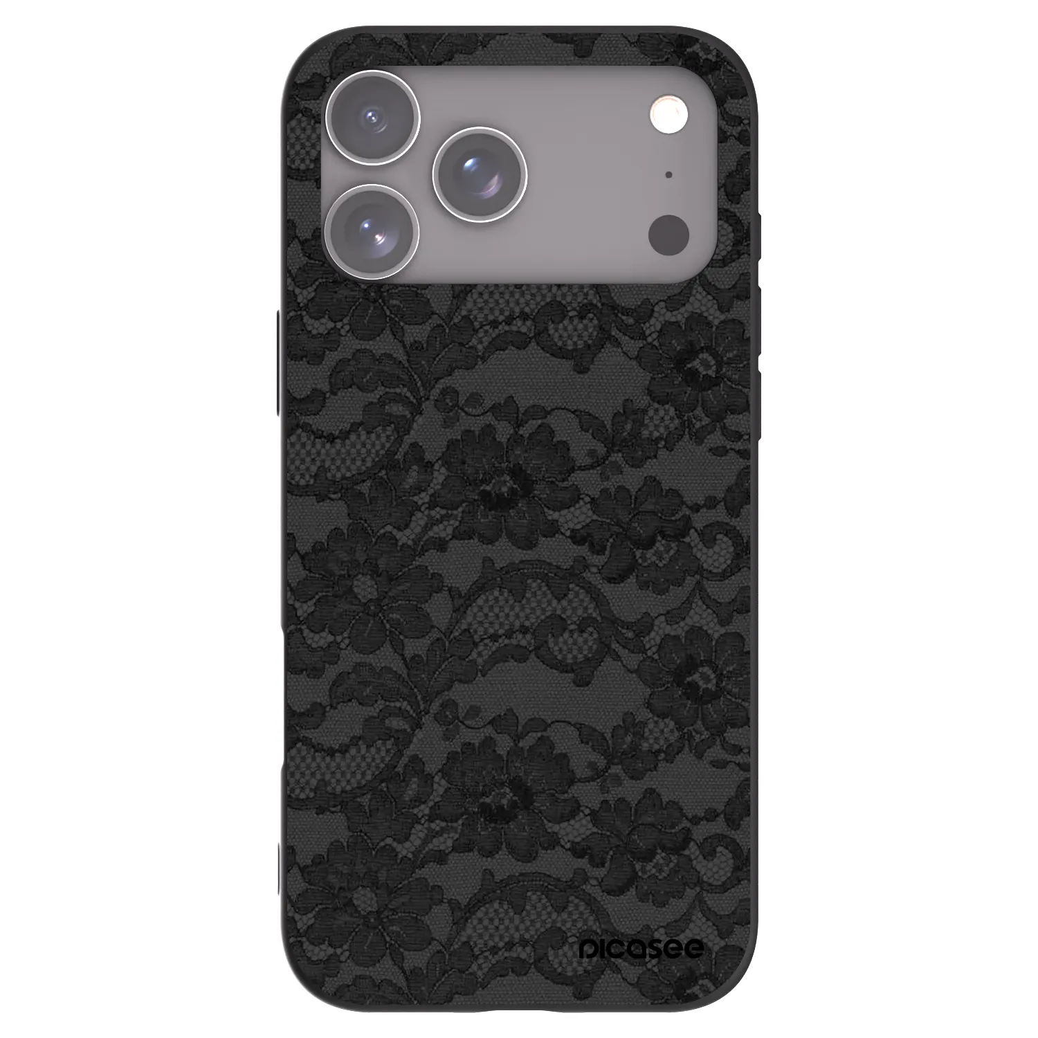 Picasee silikonski črni ovitek za Apple iPhone 17 Pro Max - Dark Elegance