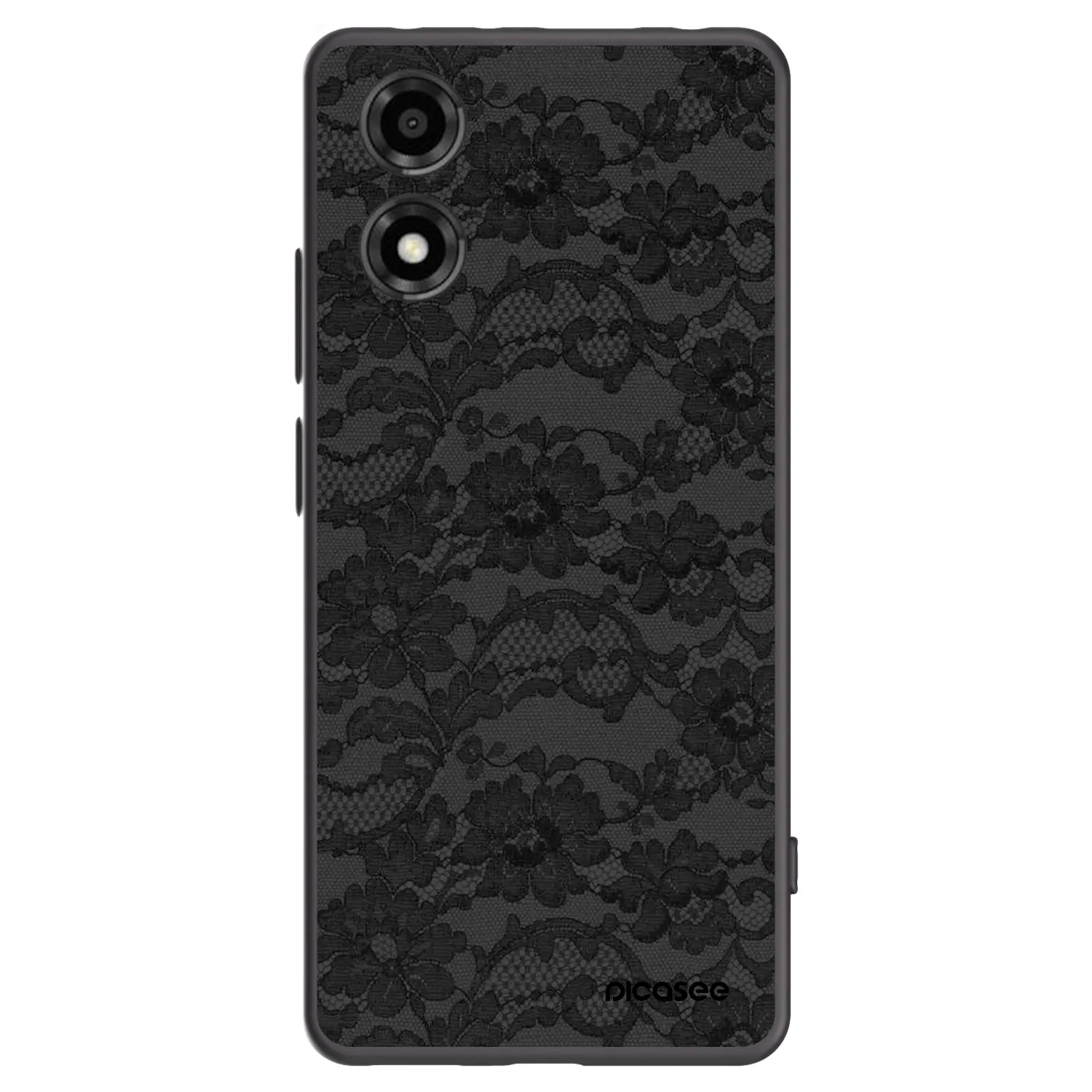 Picasee silikonski črni ovitek za Motorola Moto E14 - Dark Elegance