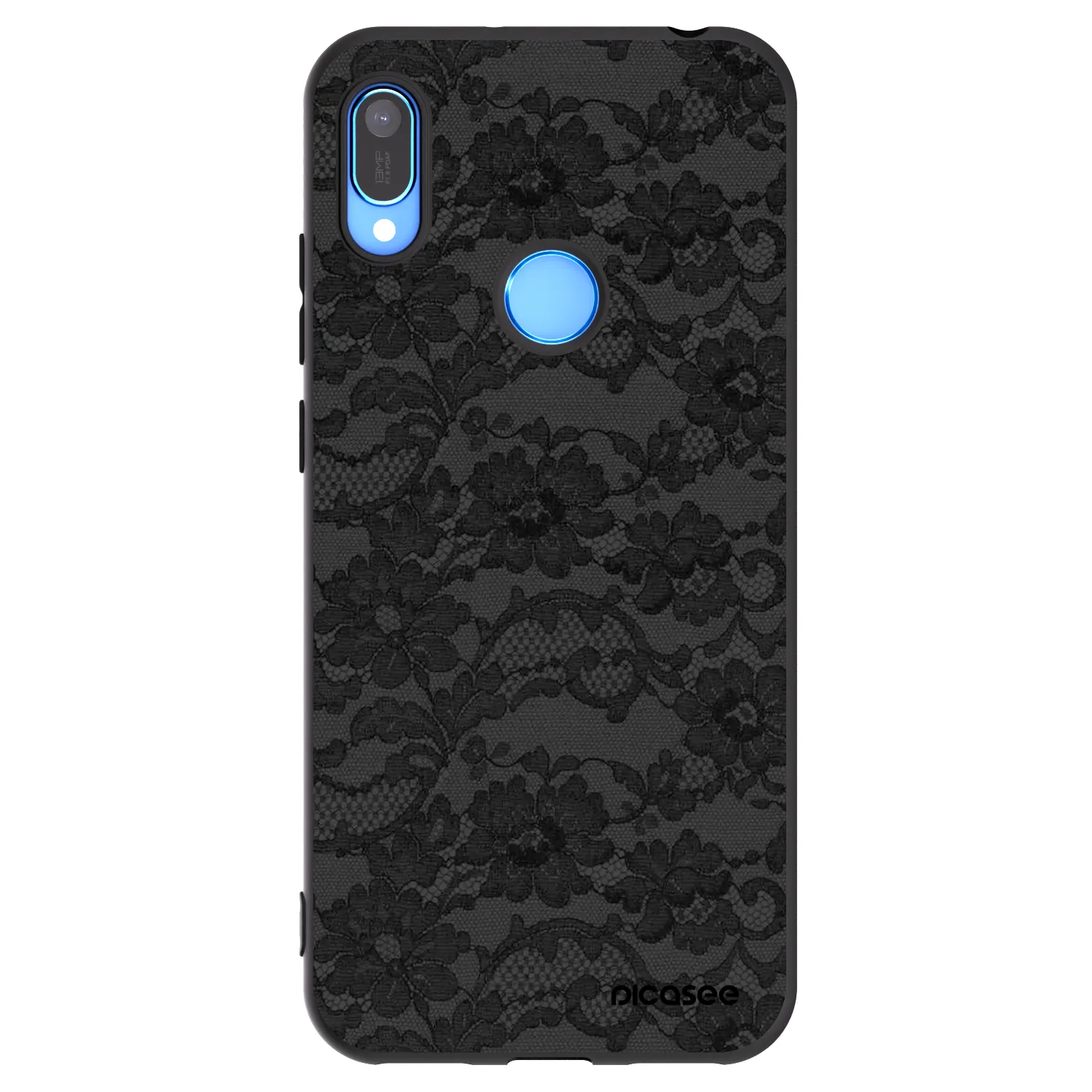 Picasee silikonski črni ovitek za Huawei Y6 2019 - Dark Elegance