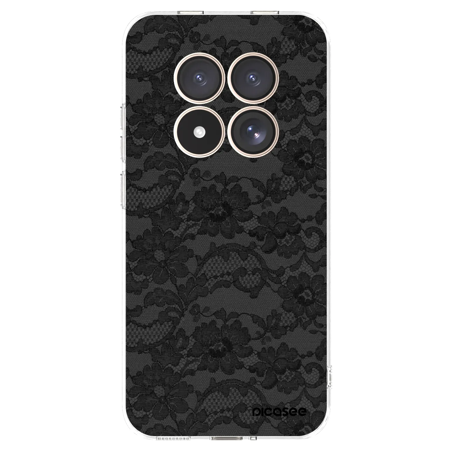 Picasee silikonski prozorni ovitek za Xiaomi Redmi Note 15 Pro 4G - Dark Elegance